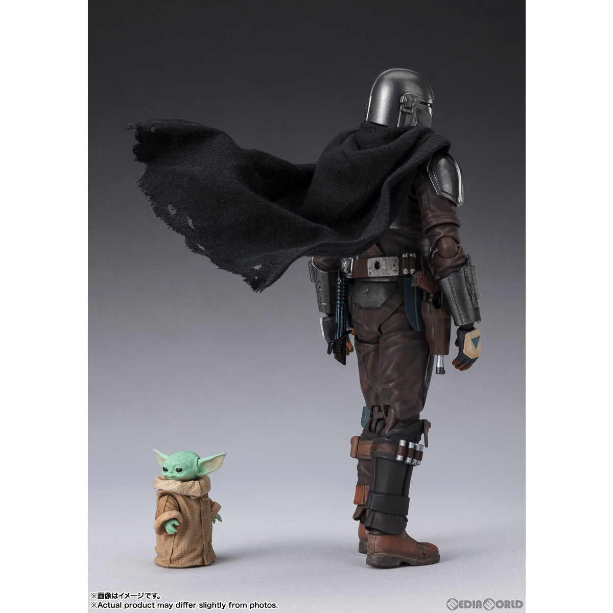 【中古即納】[FIG] S.H.Figuarts(フィギュアーツ) マンダロリアン&グローグー(STAR WARS: The Mandalorian) スター・ウォーズ ザ・マンダロリアン 完成品 可動フィギュア バンダイスピリッツ(20231123)