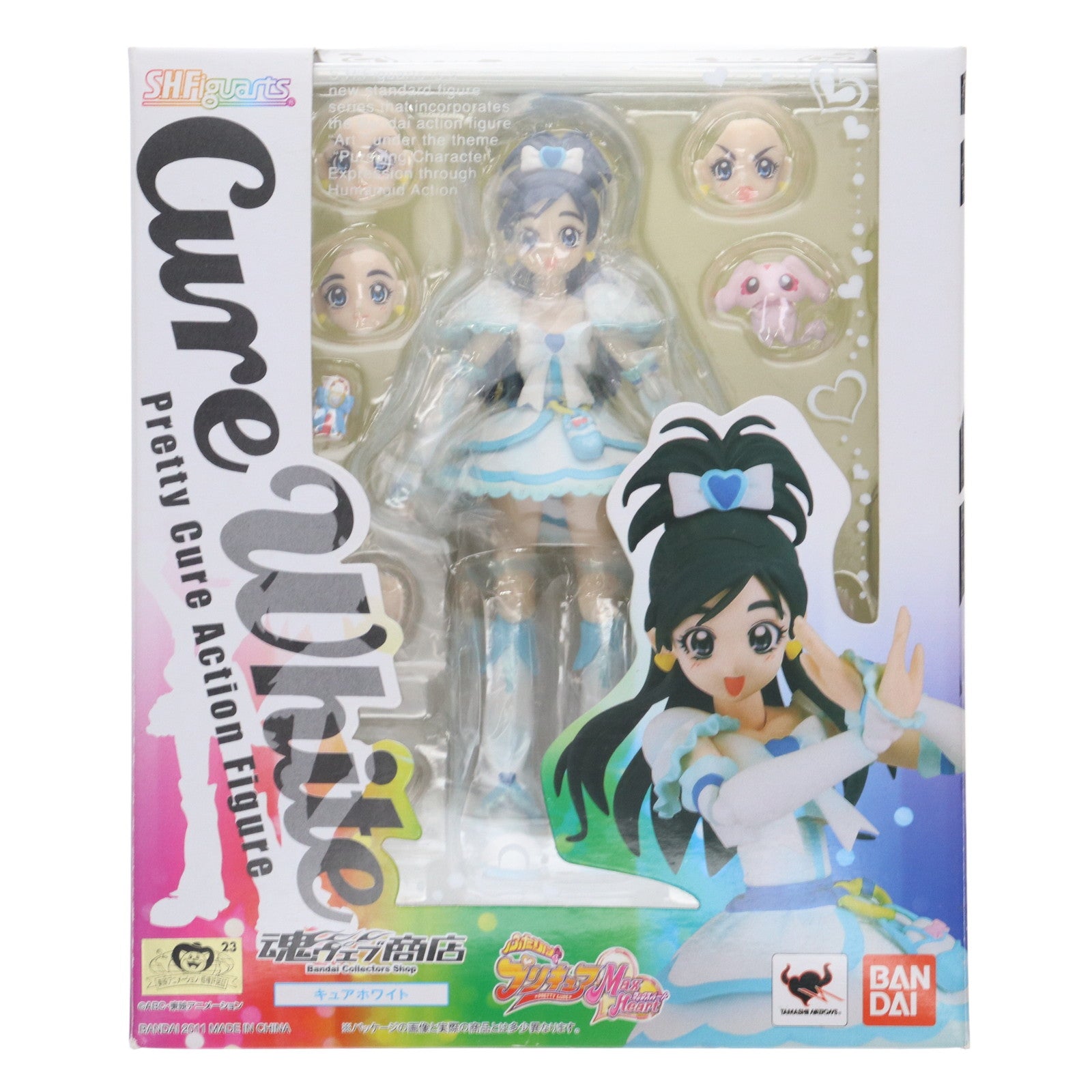 【中古即納】[FIG] 魂ウェブ商店限定 S.H.Figuarts(フィギュアーツ) キュアホワイト(Max Heart Ver.) ふたりはプリキュア MaxHeart(マックスハート) 完成品 可動フィギュア バンダイ(20111030)