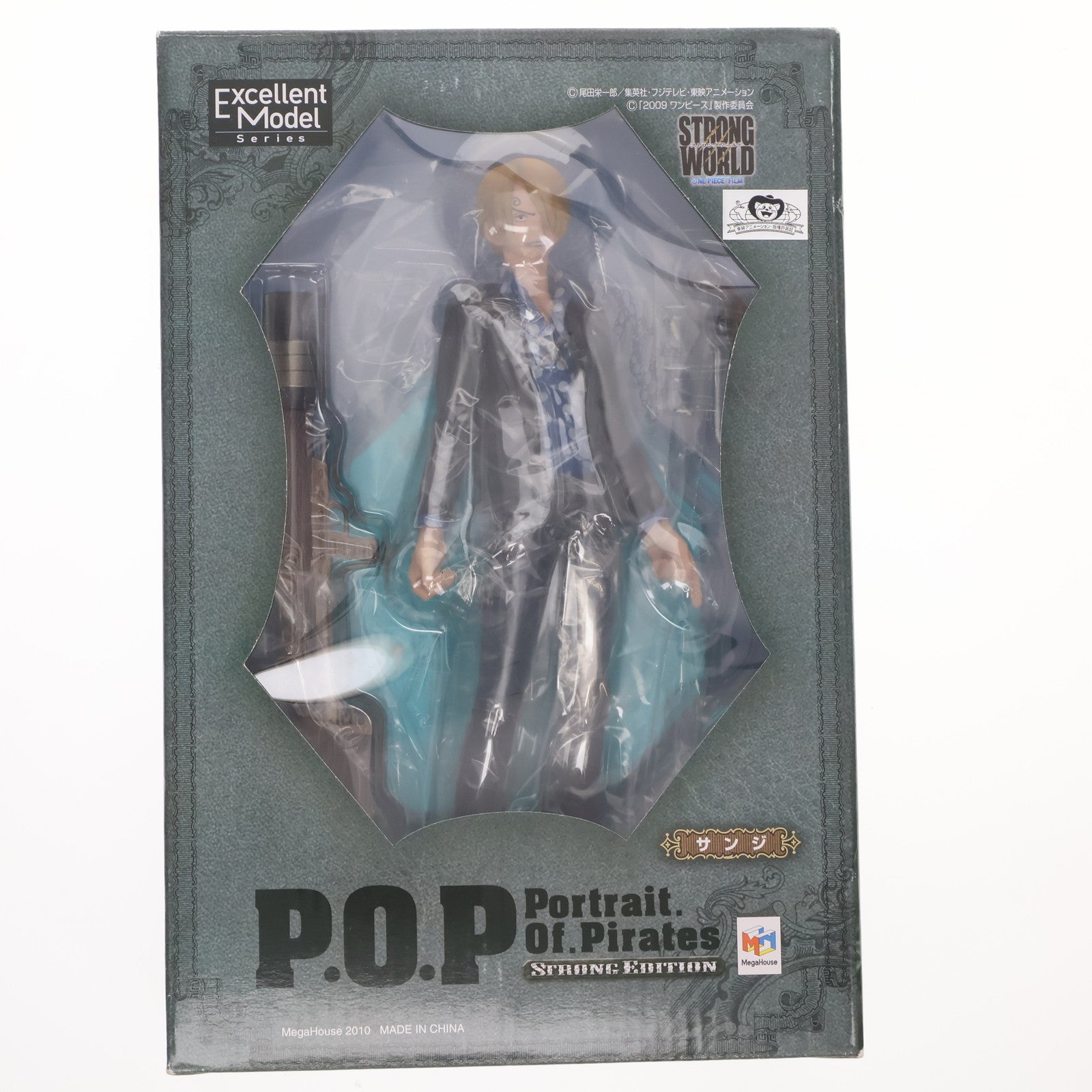 【中古即納】[FIG] Portrait.Of.Pirates P.O.P STRONG EDITION サンジ ONE PIECE(ワンピース) 1/8 完成品 フィギュア メガハウス(20100731)