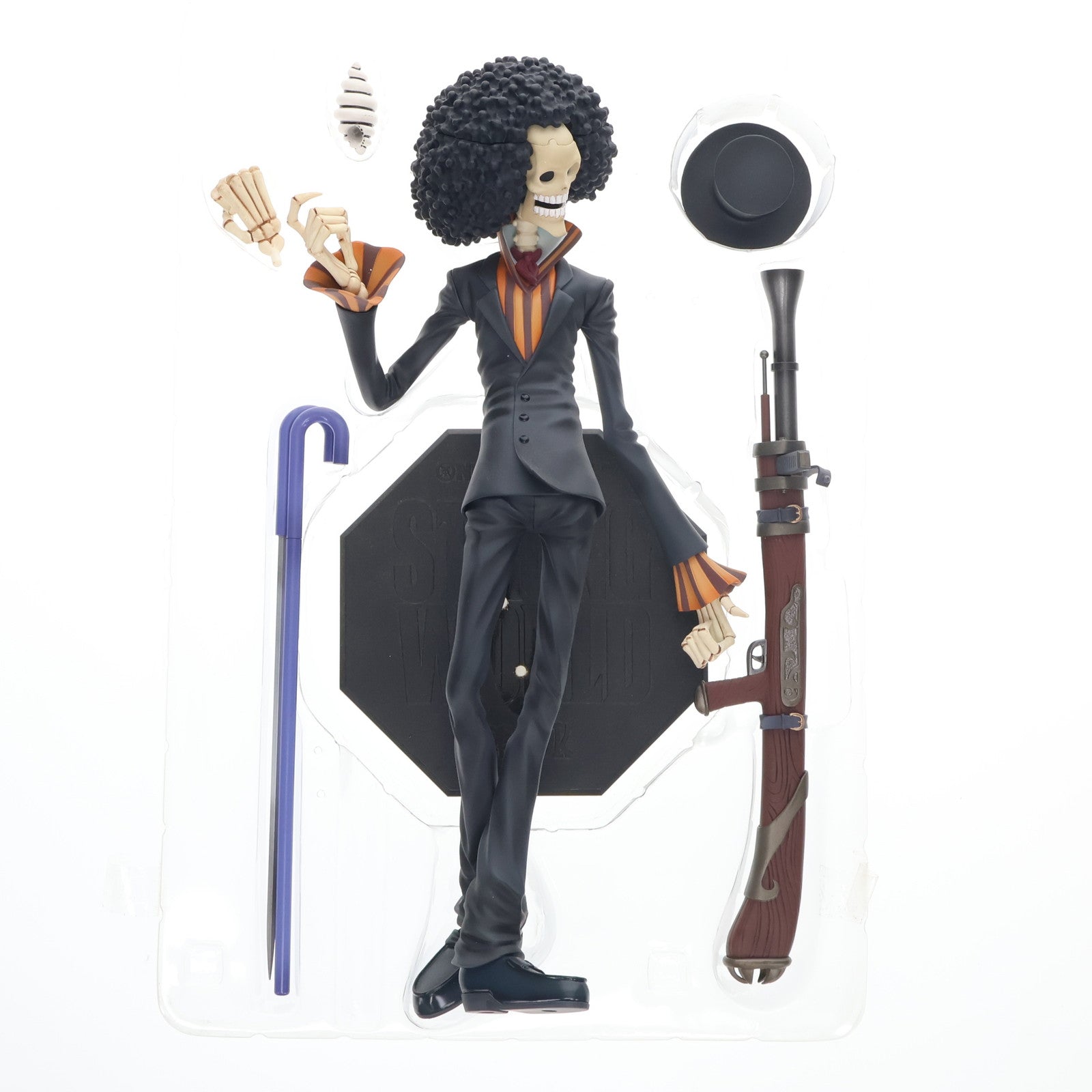 【中古即納】[FIG] Portrait.Of.Pirates P.O.P STRONG EDITION ブルック ONE PIECE FILM STRONG WORLD(ワンピース フィルム ストロングワールド) 1/8 完成品 フィギュア メガハウス(20100731)