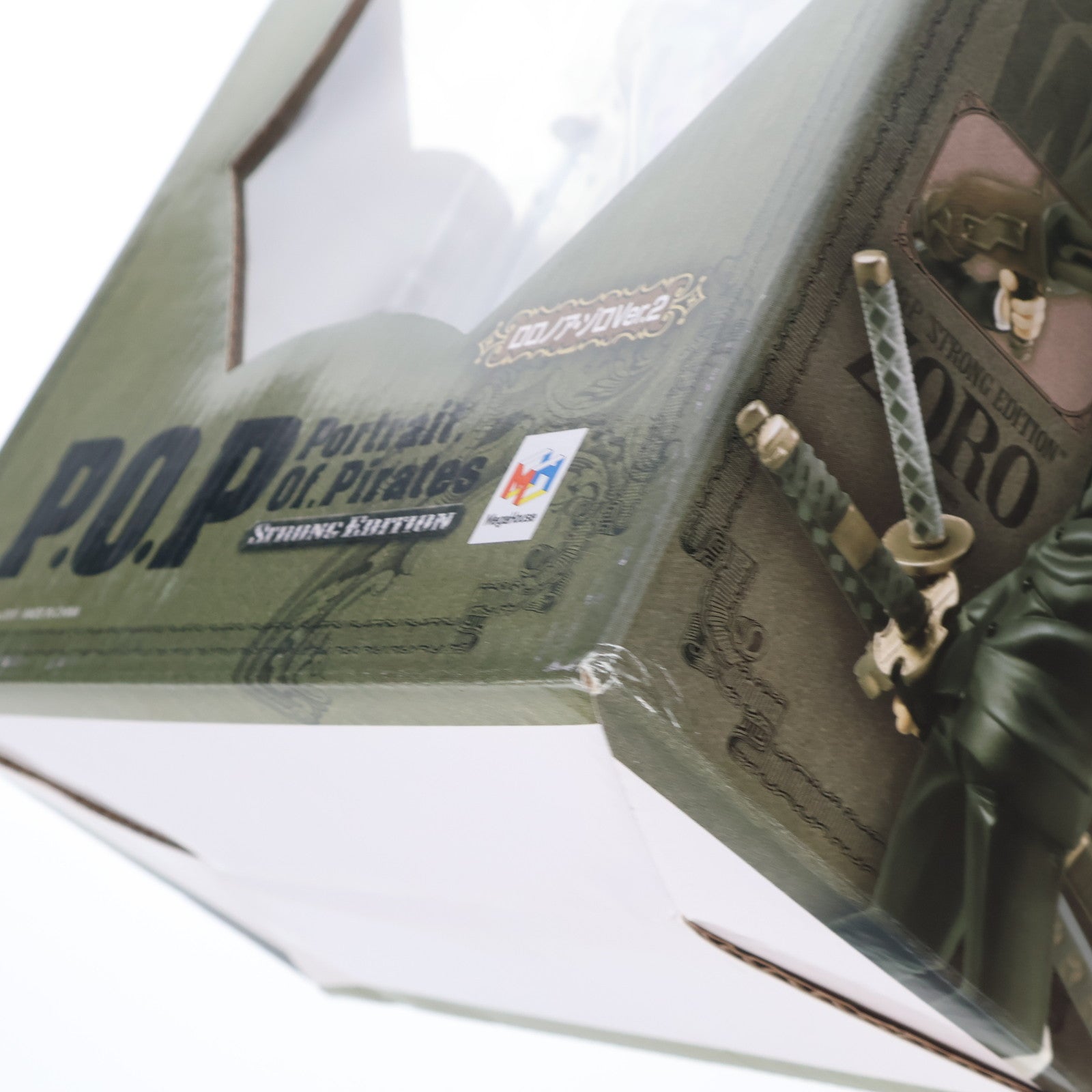 【中古即納】[FIG] Portrait.Of.Pirates P.O.P STRONG EDITION ロロノア・ゾロVer.2 ONE PIECE FILM STRONG WORLD(ワンピースフィルム ストロングワールド) 1/8 完成品 フィギュア メガハウス(20101001)