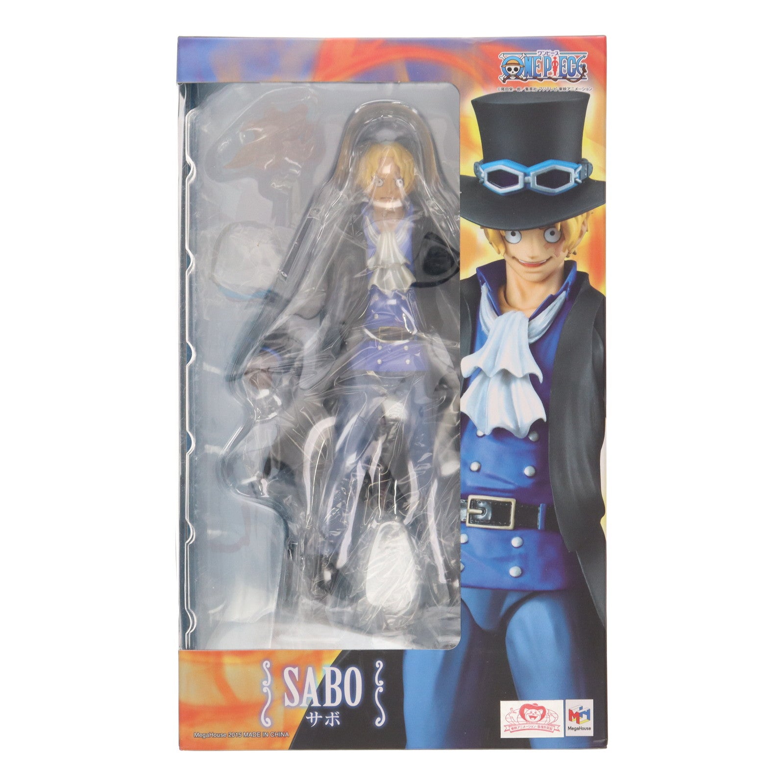 【中古即納】[FIG] (再販) ヴァリアブルアクションヒーローズ サボ ONE PIECE(ワンピース) 完成品 フィギュア メガハウス(20200822)