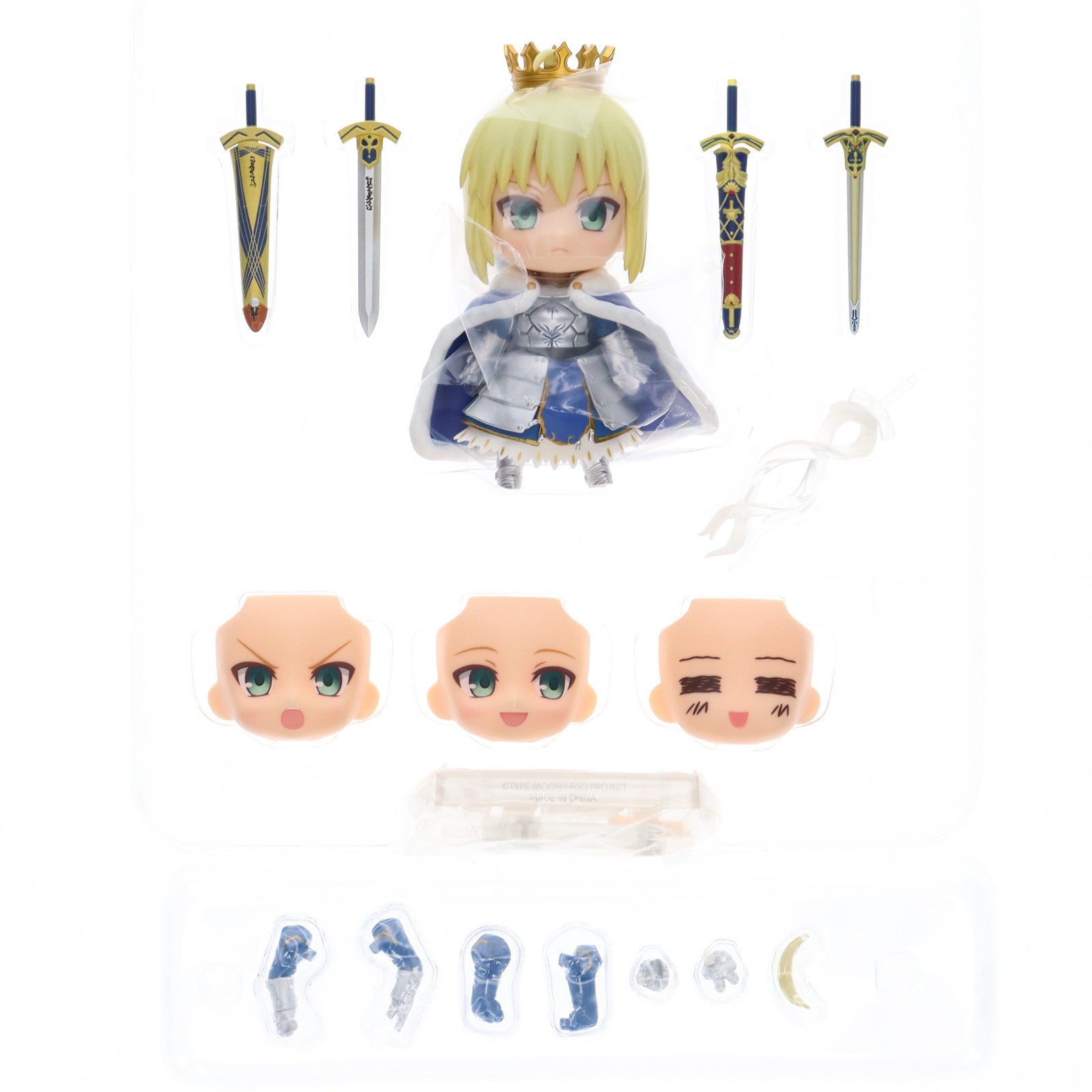 【中古即納】[FIG] ねんどろいど 600 セイバー/アルトリア・ペンドラゴン Fate/Grand Order 完成品 可動フィギュア ワンフェス2016夏&GOODSMILE ONLINE SHOP限定 グッドスマイルカンパニー(20160724)