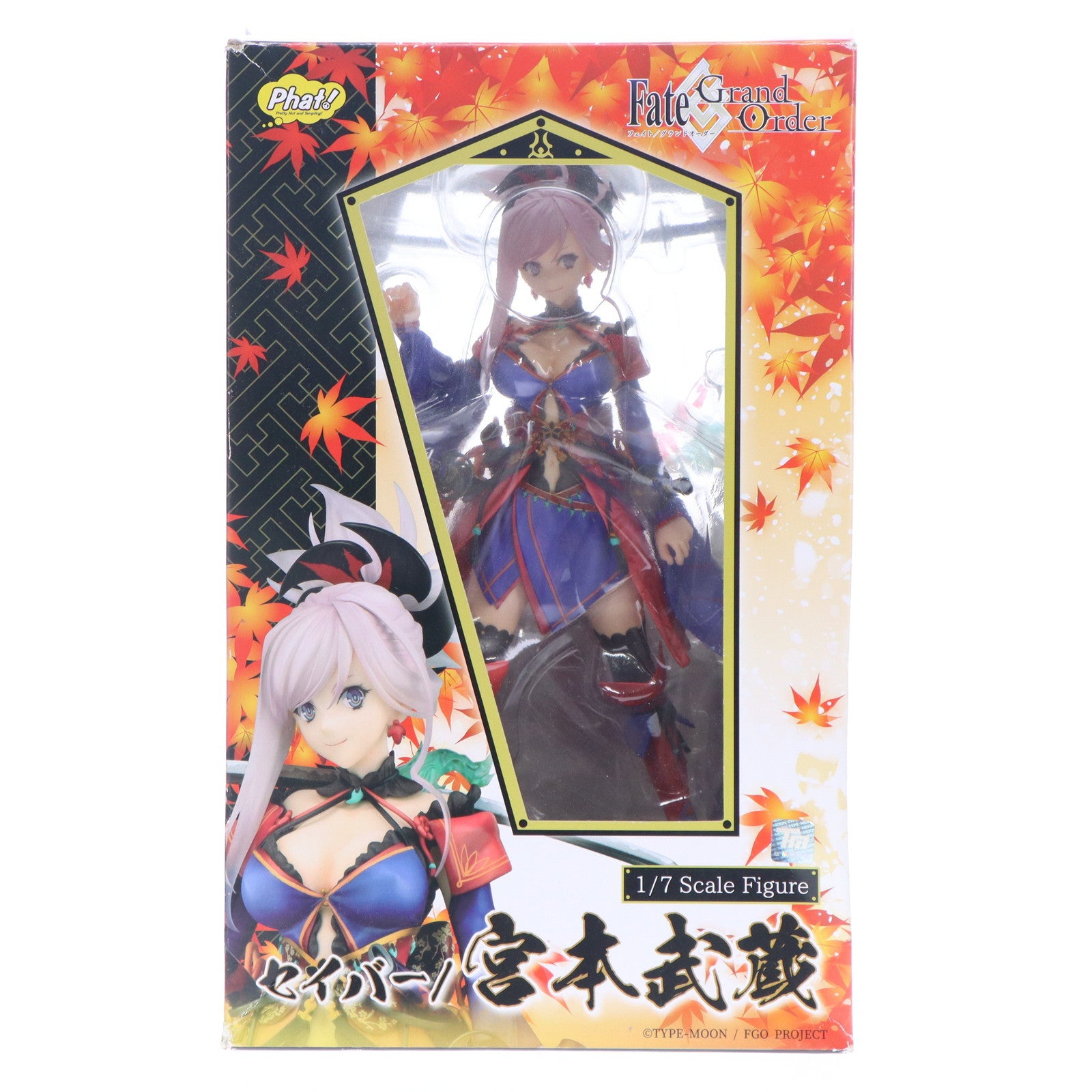 【中古即納】[FIG] セイバー/宮本武蔵(みやもとむさし) Fate/Grand Order(フェイト/グランドオーダー) 1/7 完成品 フィギュア Phat!(ファット・カンパニー)(20200325)
