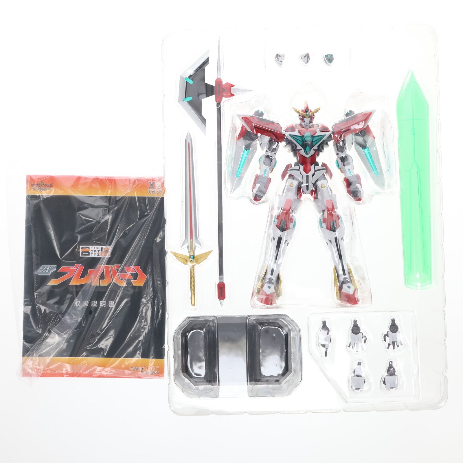 【中古即納】[FIG] THE合体 DXブレイバーン 勇気爆発バーンブレイバーン 完成品 可動フィギュア グッドスマイルカンパニー(20250125)