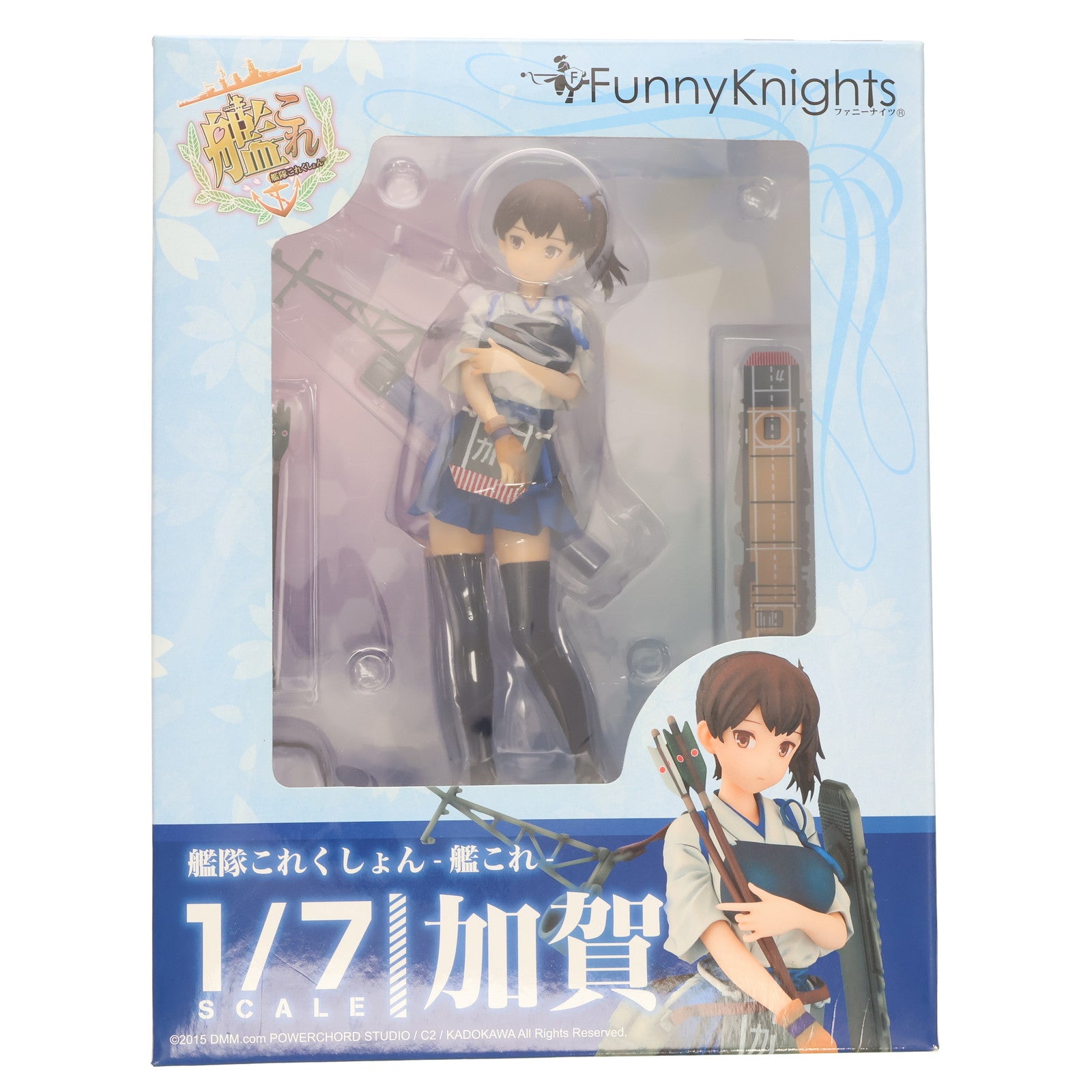 【中古即納】[FIG] 加賀(かが) 艦隊これくしょん -艦これ- 1/7 完成品 フィギュア ファニーナイツ(アオシマ)(20160430)