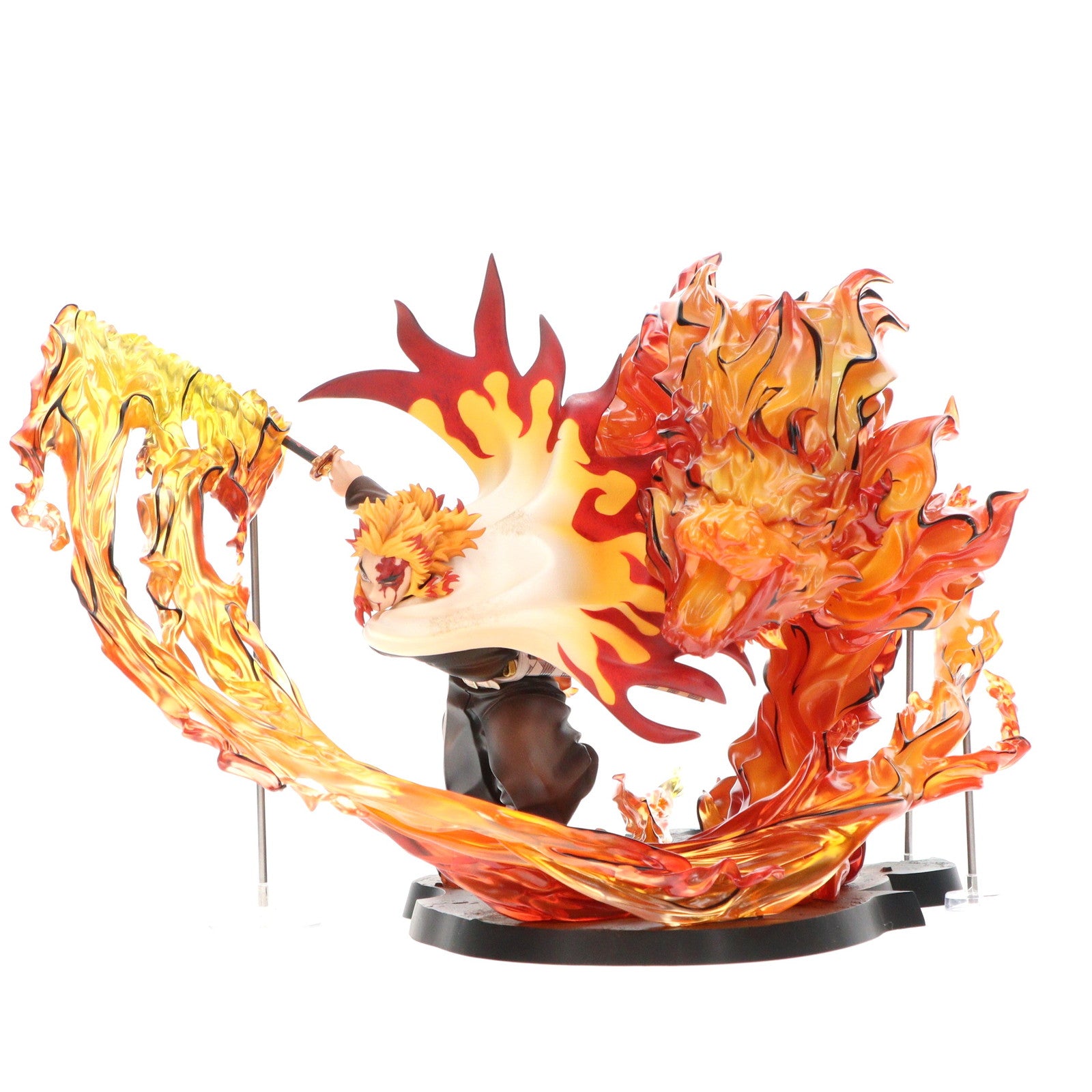 【中古即納】[FIG] Precious G.E.M.シリーズ 煉獄杏寿郎(れんごくきょうじゅろう) 炎の呼吸・伍ノ型『炎虎』 鬼滅の刃 完成品 フィギュア プレミアムバンダイ&オンラインショップ限定 メガハウス(20230831)