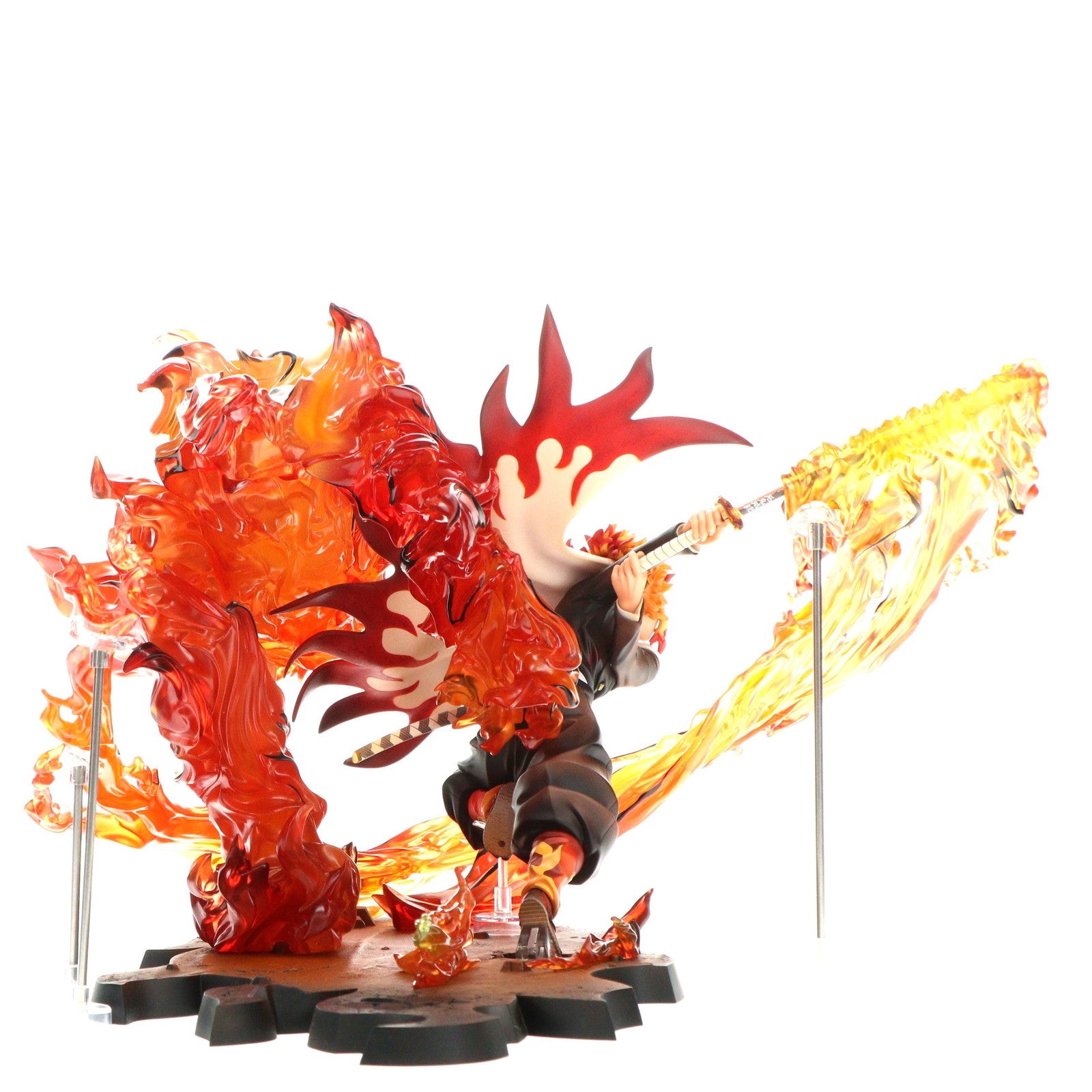 【中古即納】[FIG] Precious G.E.M.シリーズ 煉獄杏寿郎(れんごくきょうじゅろう) 炎の呼吸・伍ノ型『炎虎』 鬼滅の刃 完成品 フィギュア プレミアムバンダイ&オンラインショップ限定 メガハウス(20230831)