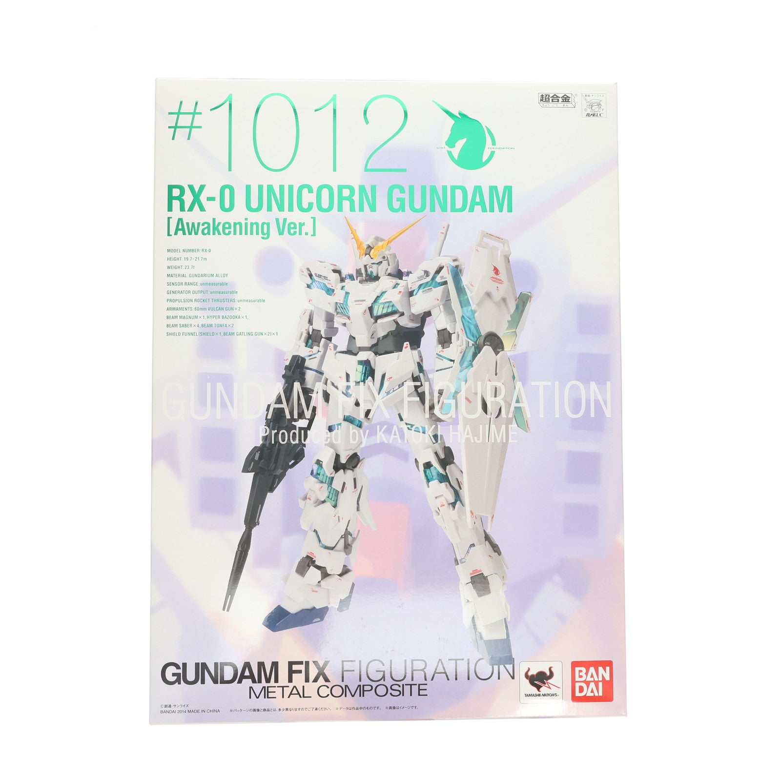 【中古即納】[FIG] GUNDAM FIX FIGURATION METAL COMPOSITE ユニコーンガンダム(覚醒仕様) 機動戦士ガンダムUC(ユニコーン) 完成品 可動フィギュア バンダイ(20141115)