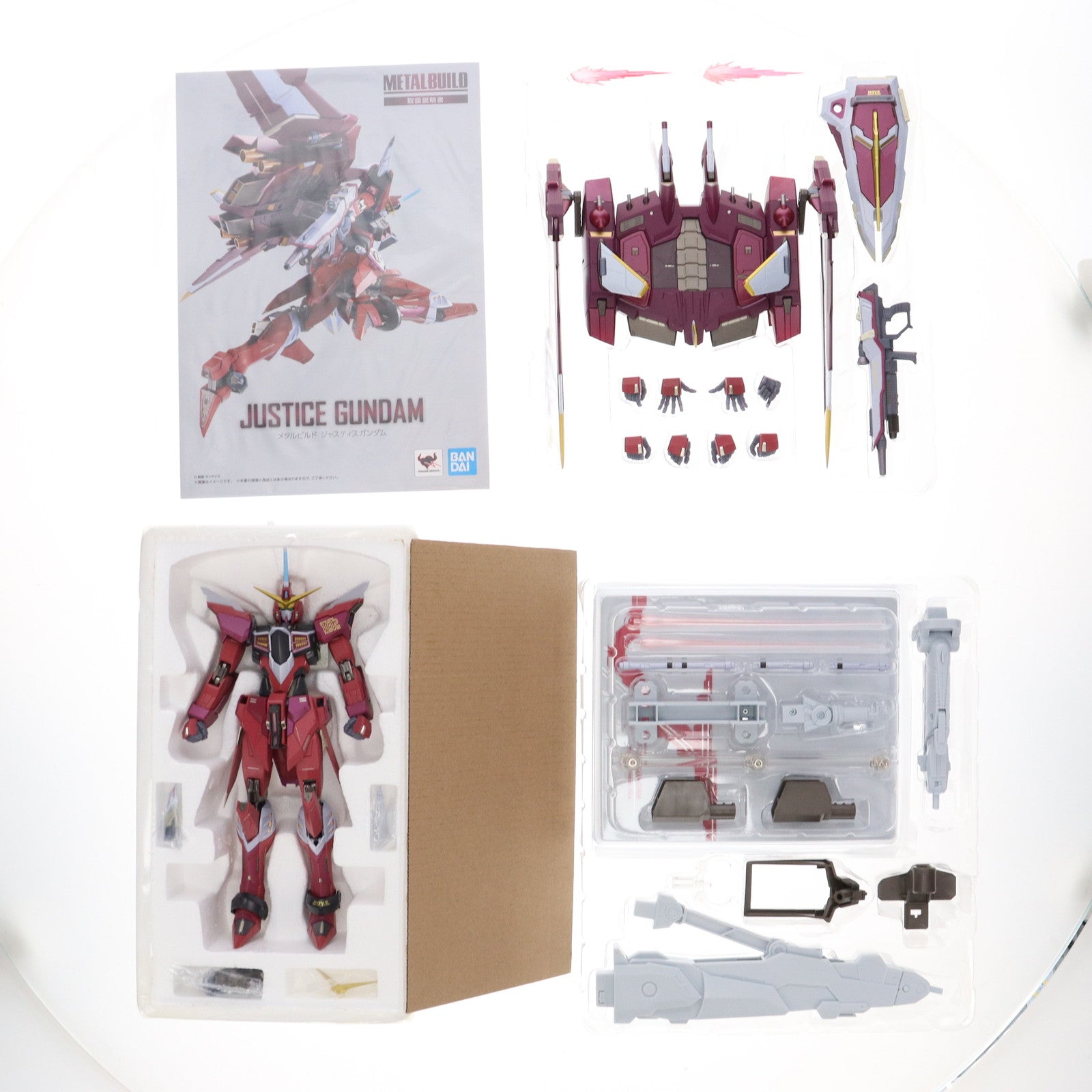 【中古即納】[FIG] METAL BUILD ジャスティスガンダム 機動戦士ガンダムSEED(シード) 完成品 可動フィギュア バンダイスピリッツ(20220129)