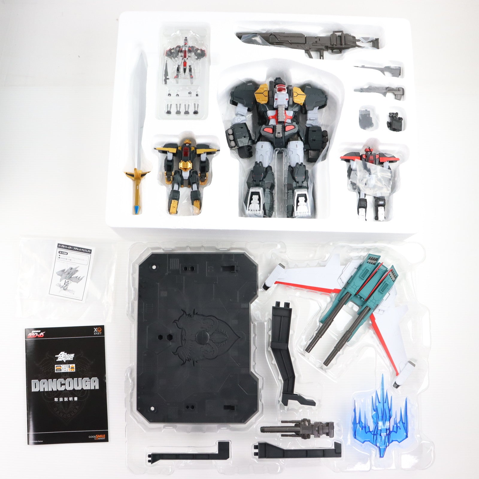 【中古即納】[FIG] 初回生産特典付属 THE合体 HAGANE WORKS ダンクーガ 超獣機神ダンクーガ 完成品 可動フィギュア グッドスマイルカンパニー(20230601)