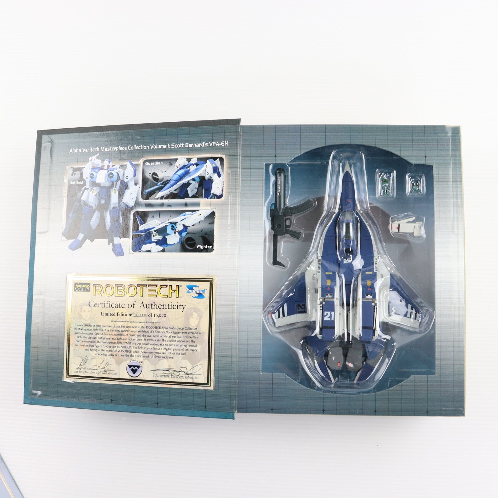 【中古即納】[FIG] マスターピースコレクションVOL.1 VFA-6H レギオス・エータ ROBOTEC(ロボテック)/機甲創世記モスピーダ 完成品 可動フィギュア Toynami(トイナミ)(19991231)