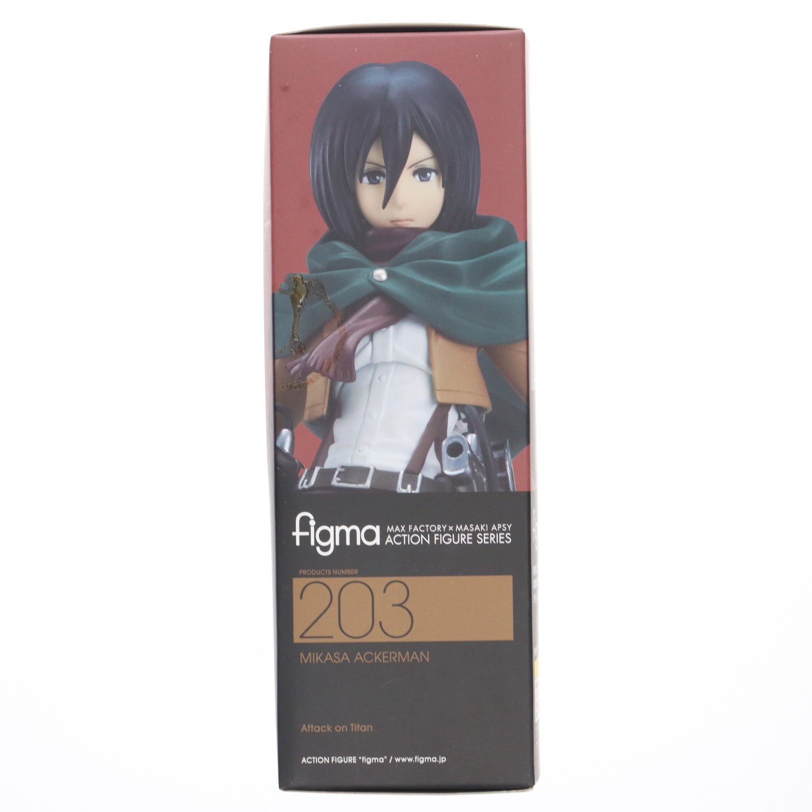【中古即納】[FIG] figma(フィグマ) 203 ミカサ・アッカーマン 進撃の巨人 完成品 可動フィギュア マックスファクトリー(20140427)