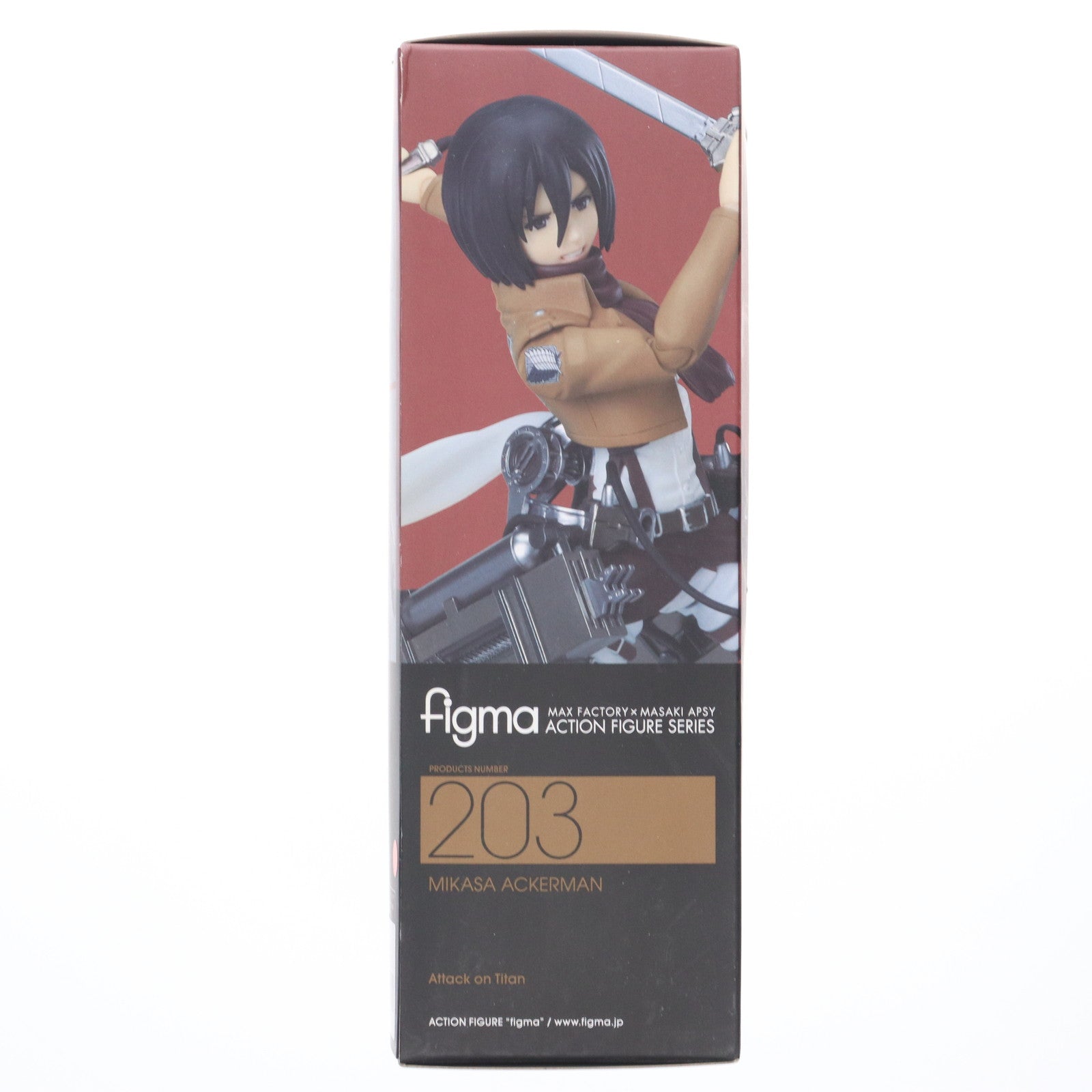 【中古即納】[FIG] figma(フィグマ) 203 ミカサ・アッカーマン 進撃の巨人 完成品 可動フィギュア マックスファクトリー(20140427)