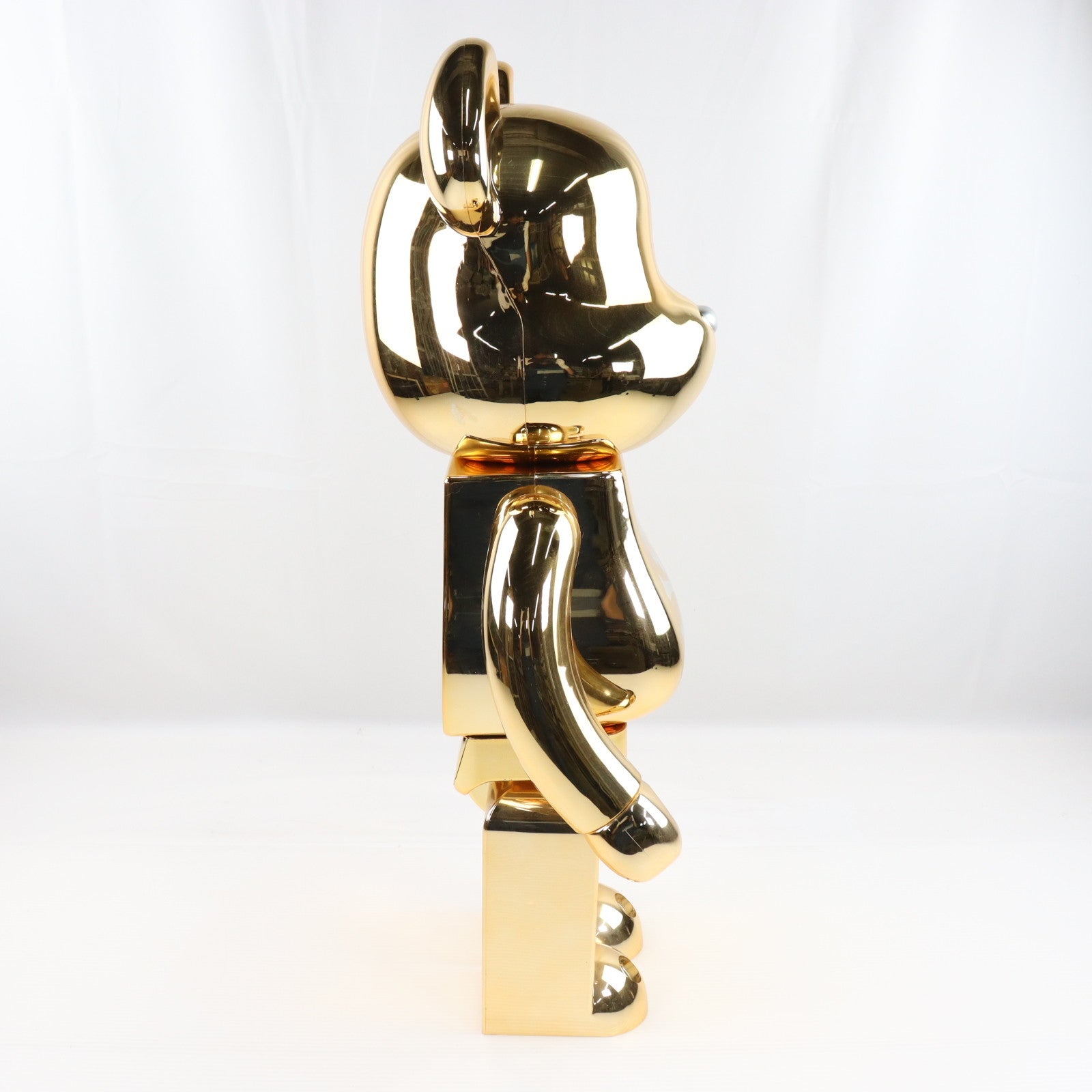 【中古即納】[FIG] WORLD WIDE TOUR BE@RBRICK(ベアブリック) mastermind JAPAN 1000%(ゴールド) 完成品 可動フィギュア メディコム・トイ(20071123)