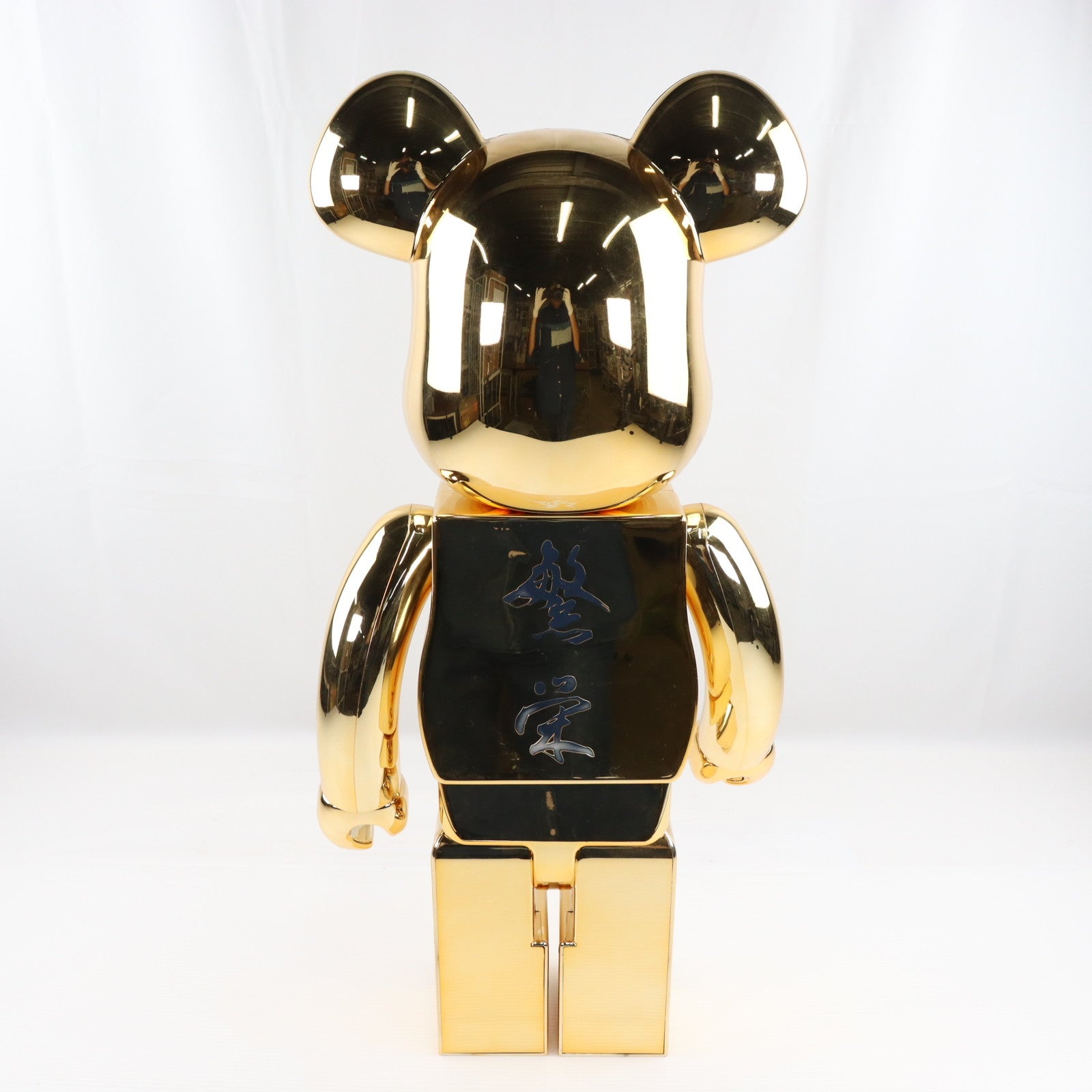 【中古即納】[FIG] WORLD WIDE TOUR BE@RBRICK(ベアブリック) mastermind JAPAN 1000%(ゴールド) 完成品 可動フィギュア メディコム・トイ(20071123)