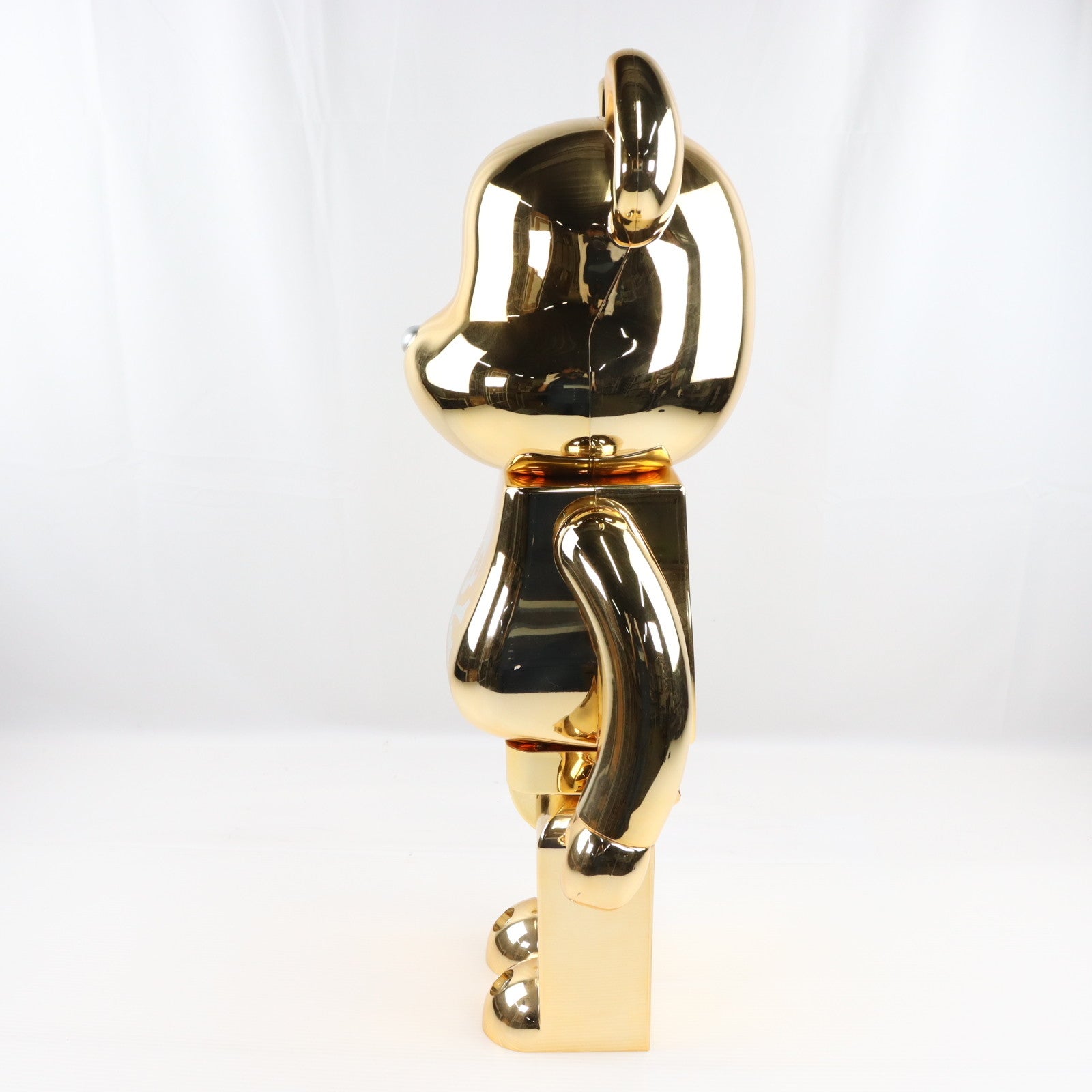 【中古即納】[FIG] WORLD WIDE TOUR BE@RBRICK(ベアブリック) mastermind JAPAN 1000%(ゴールド) 完成品 可動フィギュア メディコム・トイ(20071123)