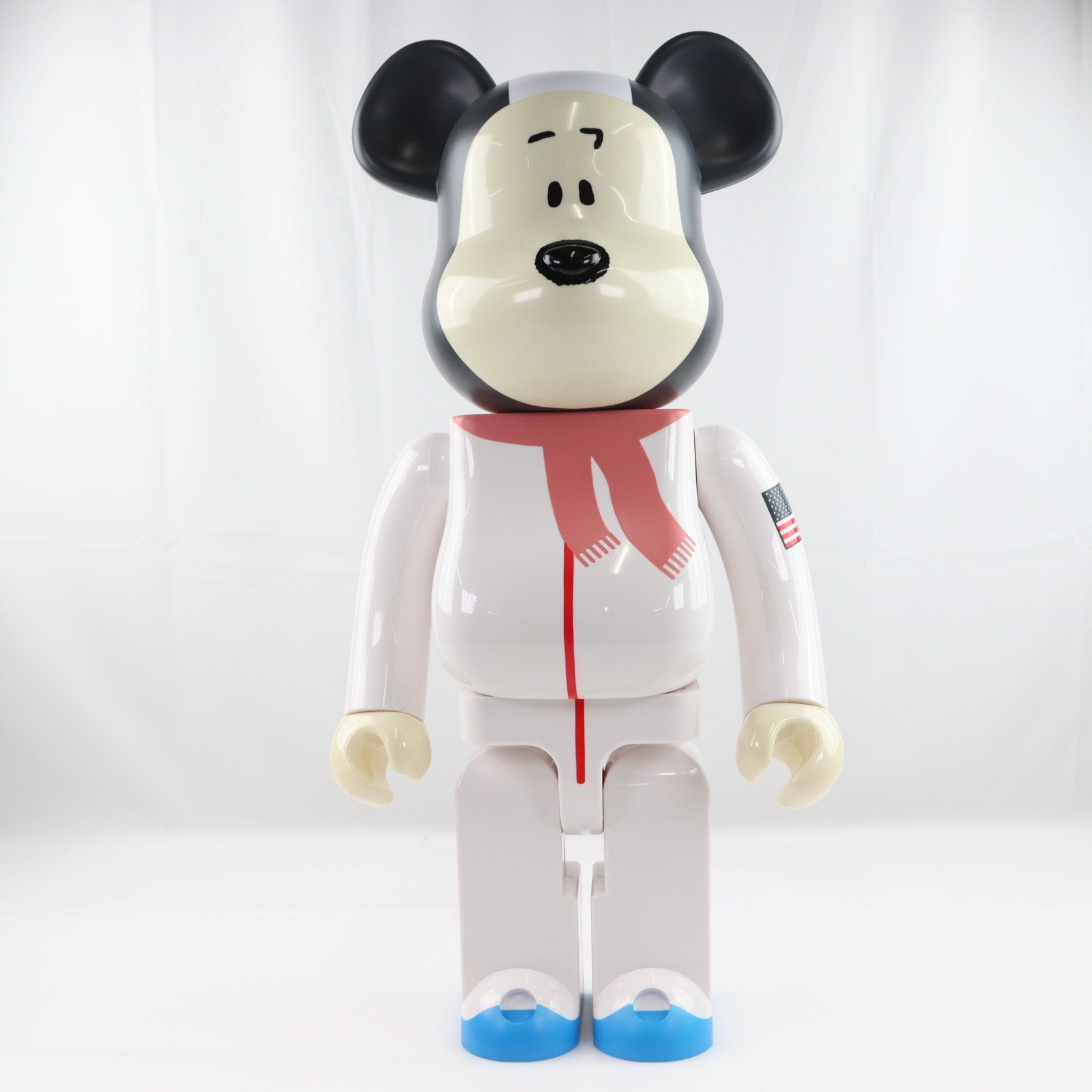 【中古即納】[FIG] BE@RBRICK(ベアブリック) ASTRONAUTS SNOOPY(アストロノーツスヌーピー) 1000% PEANUTS(ピーナッツ) SNOOPY 完成品 可動フィギュア メディコム・トイ(20151231)