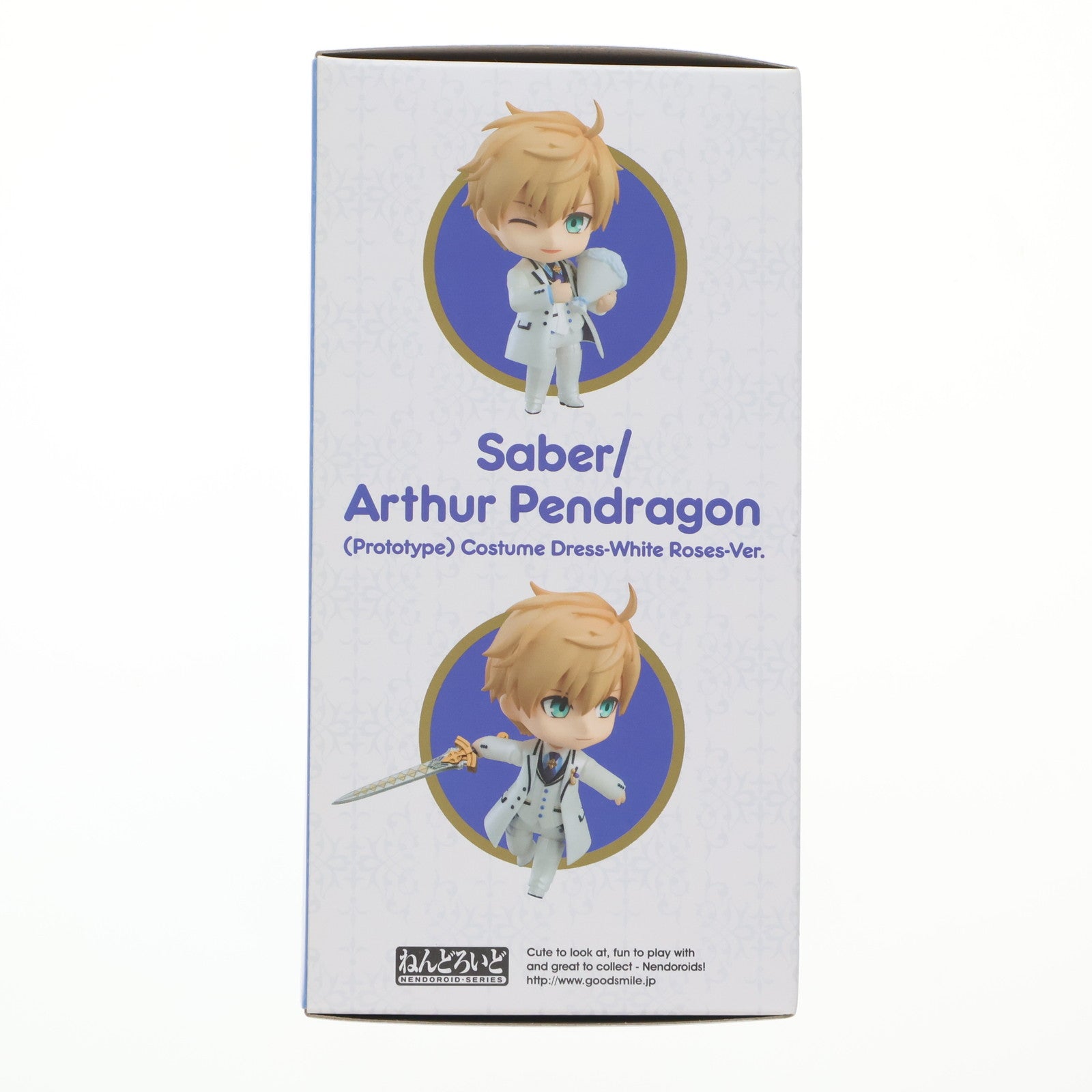 【中古即納】[FIG] ねんどろいど 1051 セイバー/アーサー・ペンドラゴン〔プロトタイプ〕 霊衣開放-ホワイトローズ- Ver. Fate/Grand Order 完成品 可動フィギュア ワンフェス2019冬&GOODSMILE ONLINE SHOP&イベント限定 オランジュ・ルージュ(20190210)