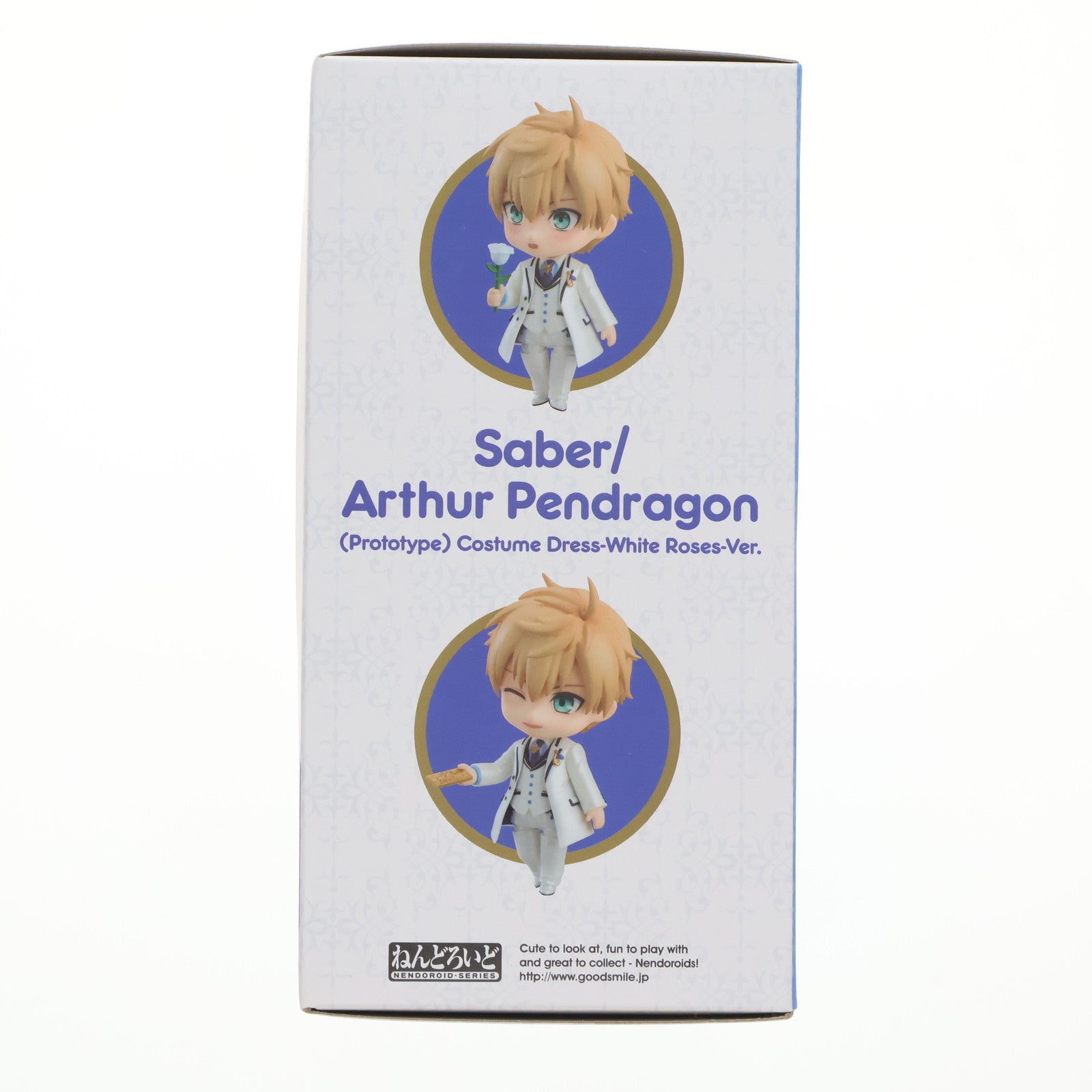 【中古即納】[FIG] ねんどろいど 1051 セイバー/アーサー・ペンドラゴン〔プロトタイプ〕 霊衣開放-ホワイトローズ- Ver. Fate/Grand Order 完成品 可動フィギュア ワンフェス2019冬&GOODSMILE ONLINE SHOP&イベント限定 オランジュ・ルージュ(20190210)