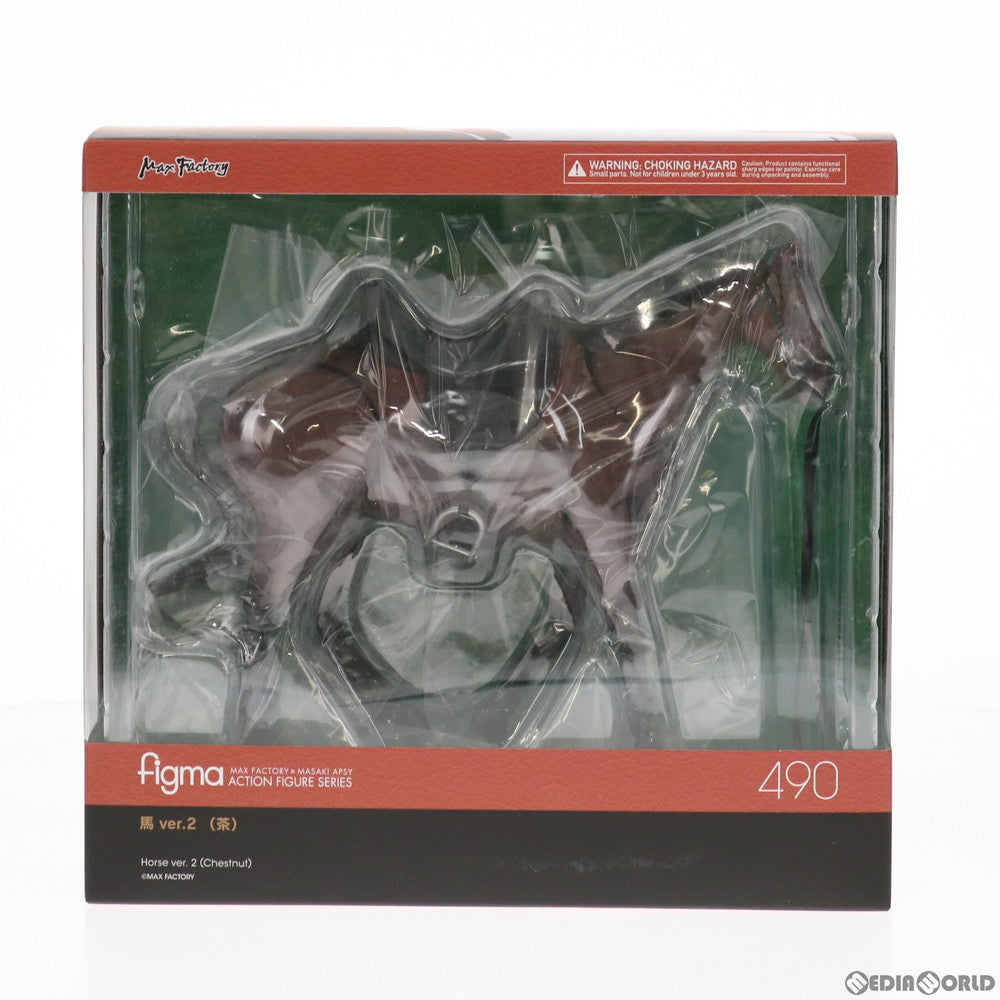 【中古即納】[FIG] figma(フィグマ) 490 馬 ver.2 (茶) 完成品 可動フィギュア マックスファクトリー(20210530)