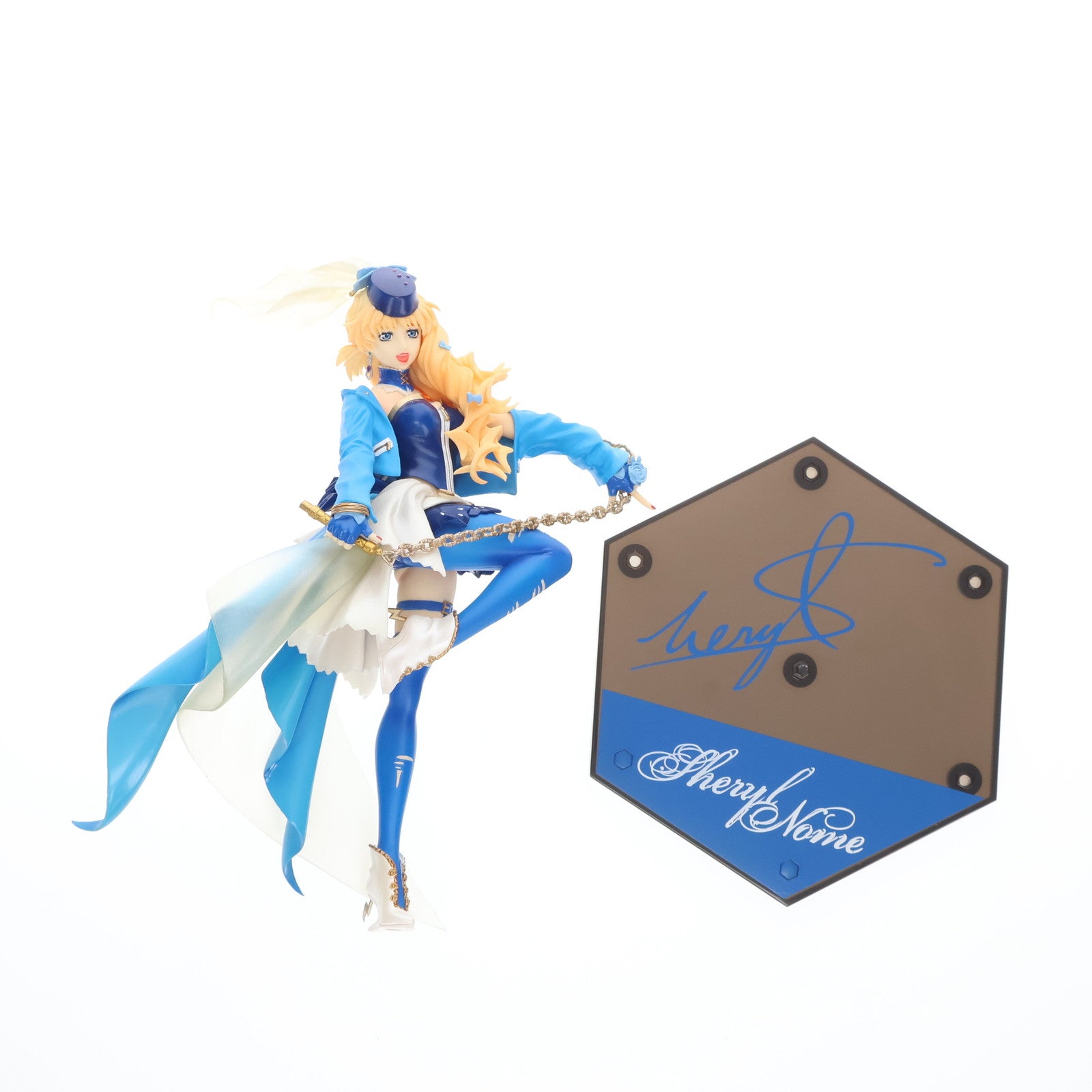 【中古即納】[FIG] フィギュアーツZERO シェリルノーム(シャインオブヴァルキュリア) SHINING BLUE 劇場版マクロスF(フロンティア) 恋離飛翼～サヨナラノツバサ～ 完成品 フィギュア 魂ネイション2012&魂ウェブ商店限定 バンダイ(20130131)