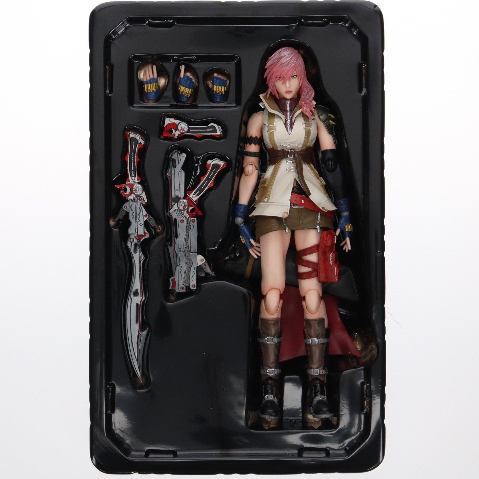 【中古即納】[FIG] PLAY ARTS改(プレイアーツ改) ライトニング DISSIDIA FINAL FANTASY(ディシディア ファイナルファンタジー) 完成品 可動フィギュア スクウェア・エニックス(20180112)