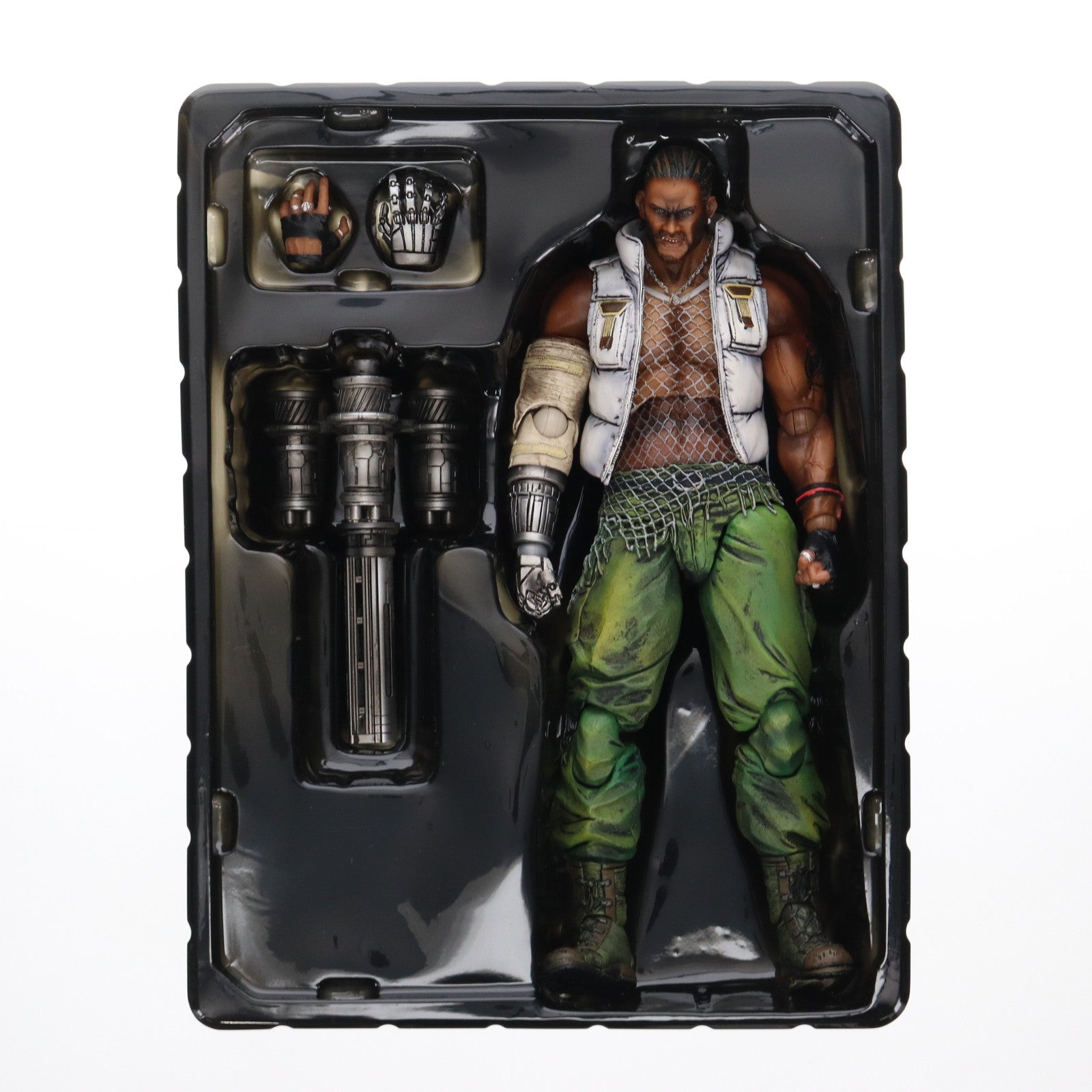 【中古即納】[FIG] PLAY ARTS改(プレイアーツ改) バレット・ウォーレス FINAL FANTASY VII ADVENT CHILDREN(ファイナルファンタジー7 アドベントチルドレン) 完成品 可動フィギュア スクウェア・エニックス(20150110)