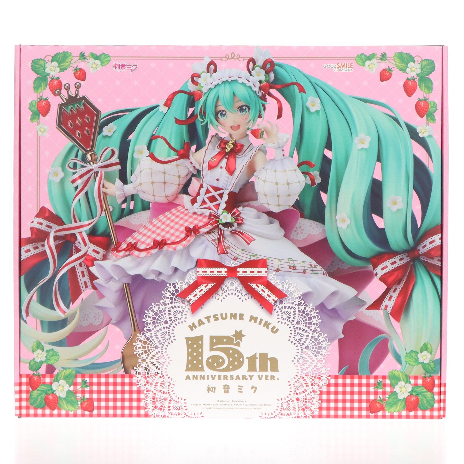 【中古即納】[FIG] 初音ミク 15th Anniversary Ver. キャラクター・ボーカル・シリーズ01 初音ミク 1/7 完成品 フィギュア グッドスマイルカンパニー(20231228)