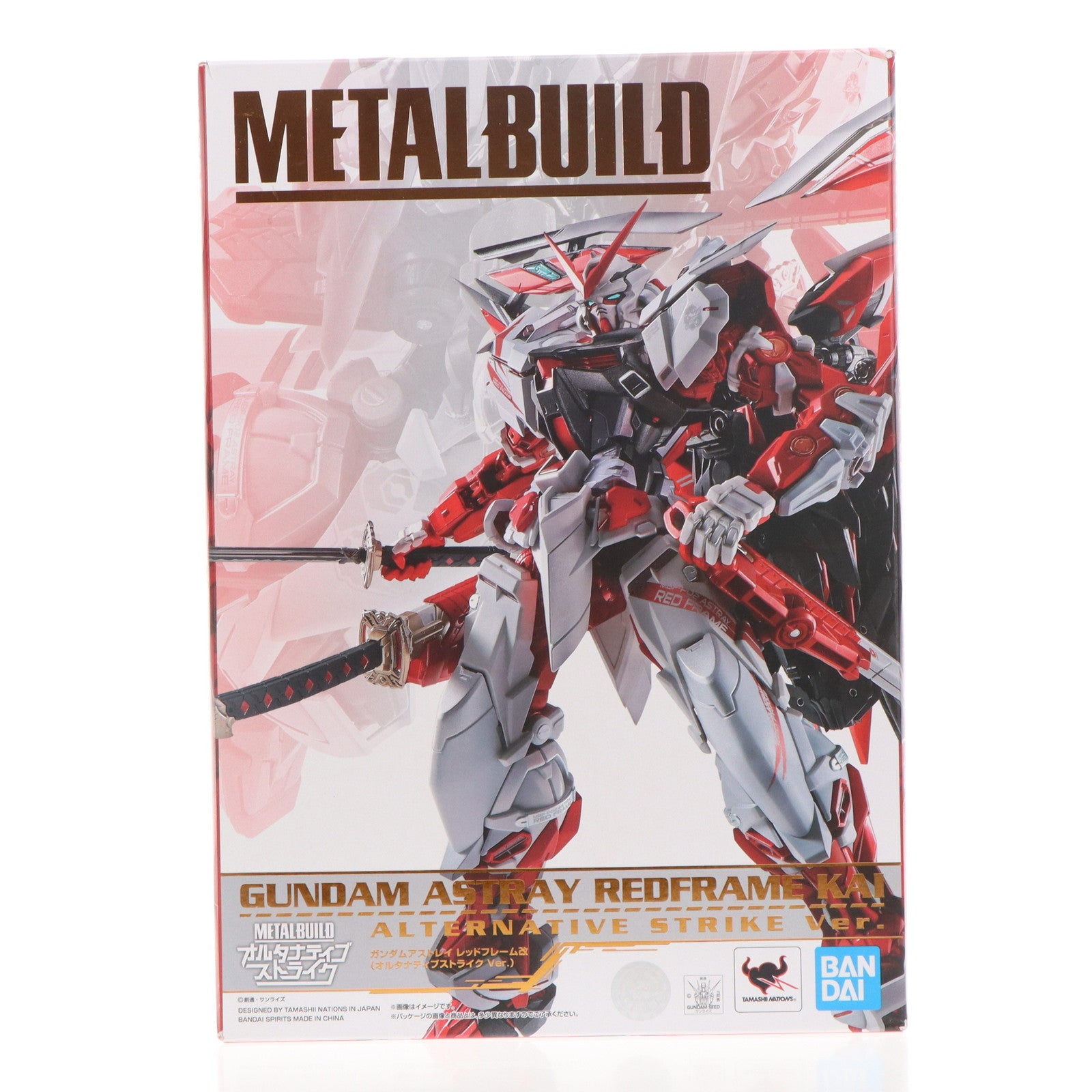 【中古即納】[FIG] METAL BUILD ガンダムアストレイ レッドフレーム改(オルタナティブストライク ver.) 機動戦士ガンダムSEED VS ASTRAY(シードヴァーサスアストレイ) 完成品 可動フィギュア バンダイスピリッツ(20200425)