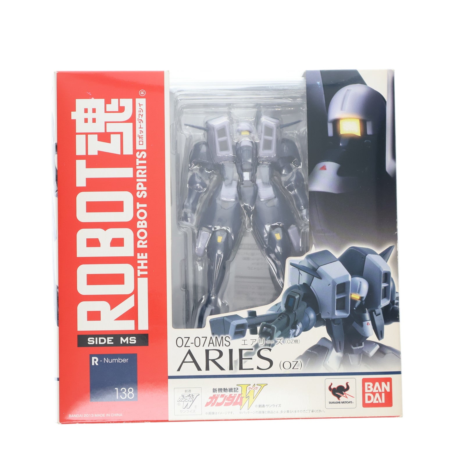 【中古即納】[FIG] ROBOT魂(SIDE MS) エアリーズ(OZ機) 新機動戦記ガンダムW(ウイング) 完成品 可動フィギュア バンダイ(20130420)