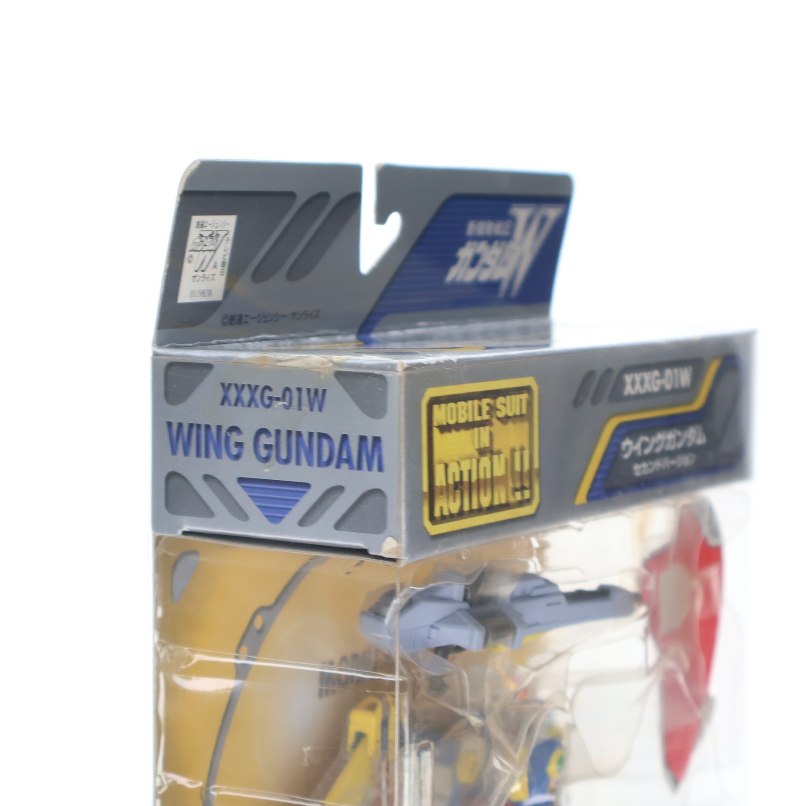 【中古即納】[FIG] MS IN ACTION!!(モビルスーツ・イン・アクション) XXXG-01W ウイングガンダム セカンドバージョン 新機動戦記ガンダムW(ウイング) 完成品 可動フィギュア バンダイ(20031115)