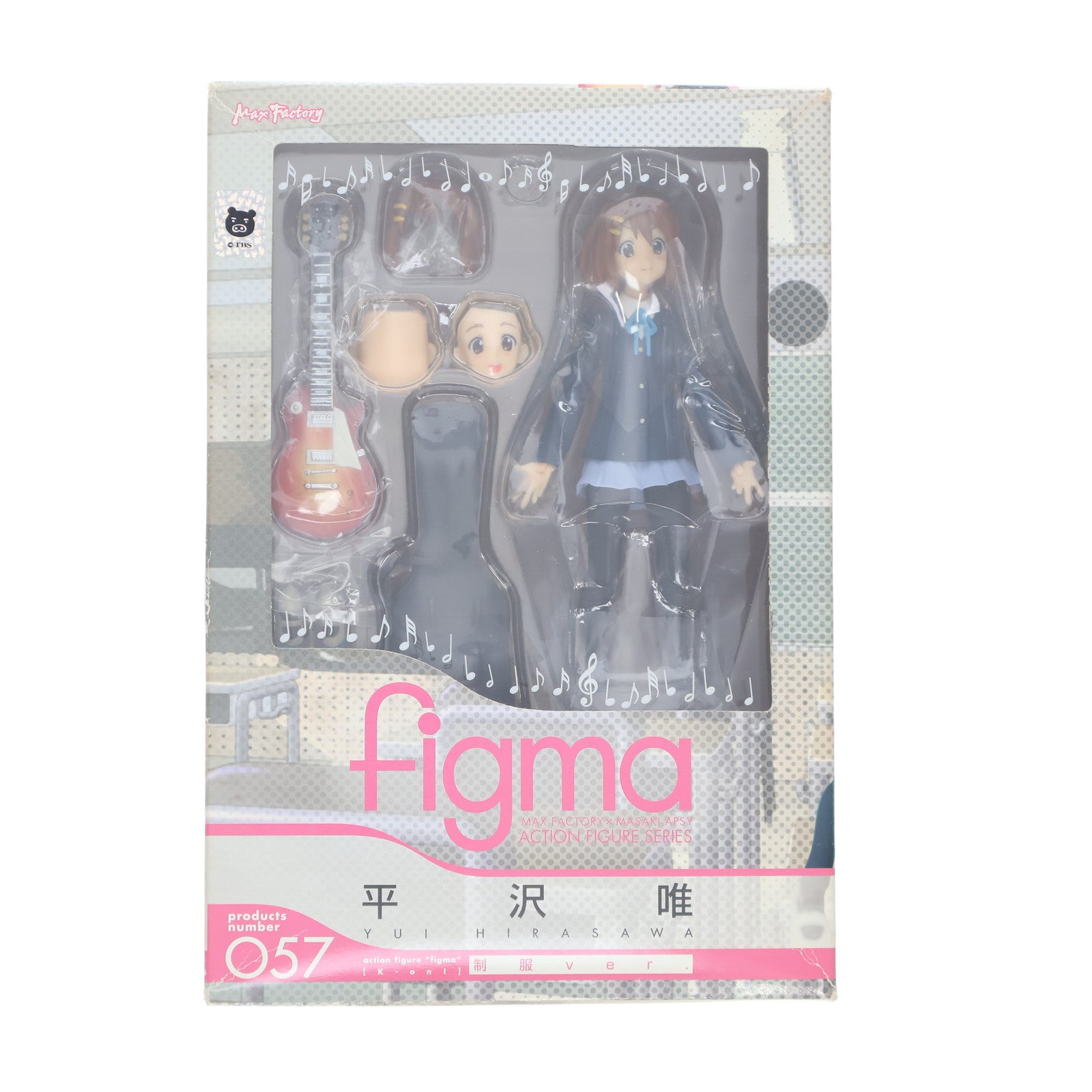 【中古即納】[FIG] figma(フィグマ) 057 平沢唯(ひらさわゆい) 制服Ver. けいおん! 完成品 可動フィギュア マックスファクトリー(20100930)