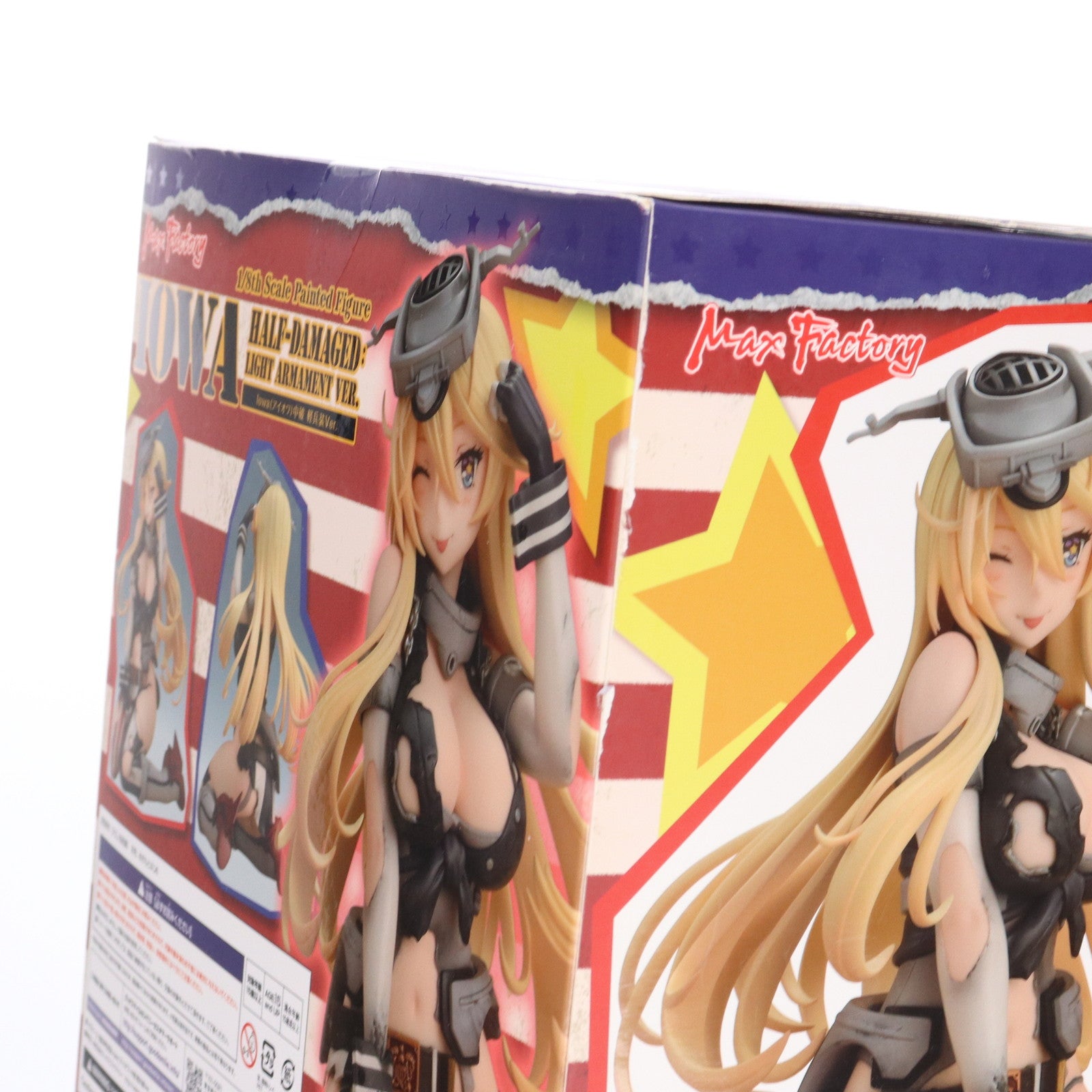 【中古即納】[FIG] Iowa(アイオワ) 中破 軽兵装Ver.(ちゅうは けいへいそうVer.) 艦隊これくしょん -艦これ- 1/8 完成品 フィギュア マックスファクトリー(20181021)