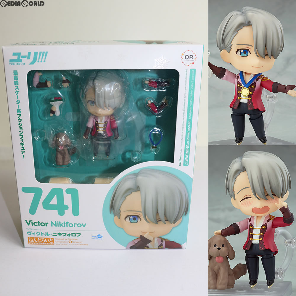 【中古即納】[FIG] ねんどろいど 741 ヴィクトル・ニキフォロフ ユーリ!!! on ICE 完成品 可動フィギュア オランジュ・ルージュ(20170831)
