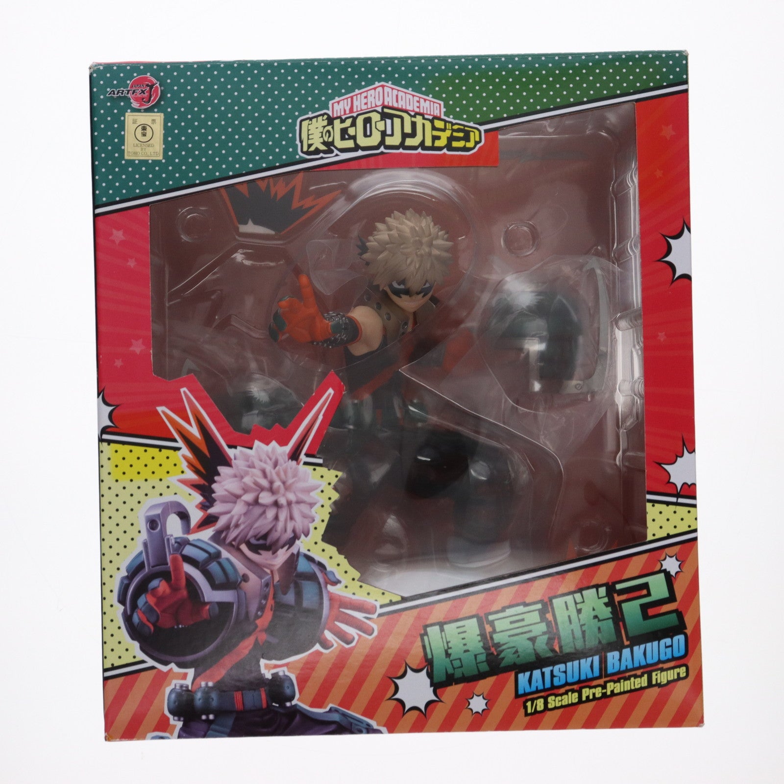【中古即納】[FIG] ARTFX J 爆豪勝己(ばくごうかつき) 僕のヒーローアカデミア 1/8 完成品 フィギュア(PP790) コトブキヤ(20190830)