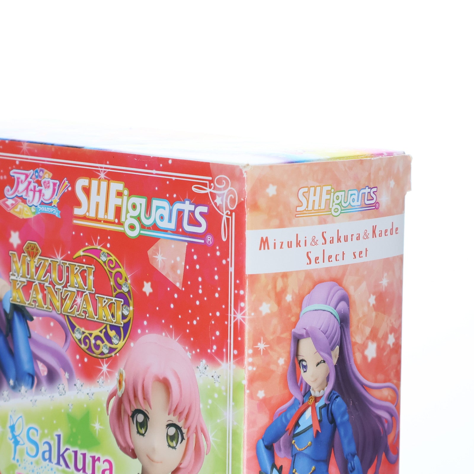 【中古即納】[FIG] 魂ウェブ商店限定 S.H.Figuarts(フィギュアーツ) 神崎美月、北大路さくら、一ノ瀬かえで(冬制服ver.)(かんざきみづき)(きたおおじさくら)(いちのせかえで) セレクトセット アイカツ! 完成品 可動フィギュア バンダイ(20170531)