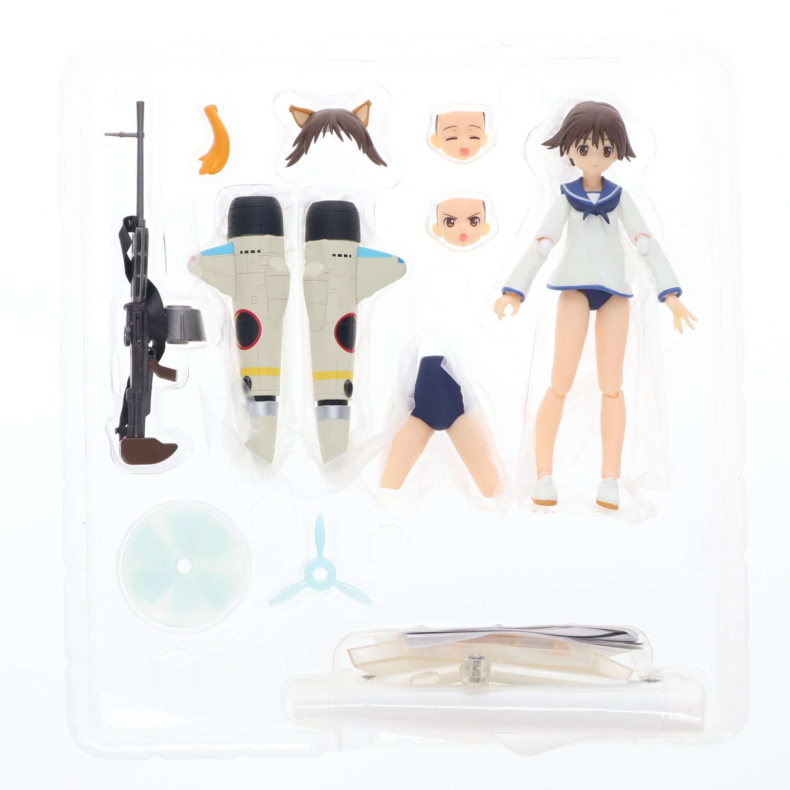 【中古即納】[FIG] figma(フィグマ) 074 宮藤芳佳(みやふじよしか) ストライクウィッチーズ 完成品 可動フィギュア マックスファクトリー(20101229)