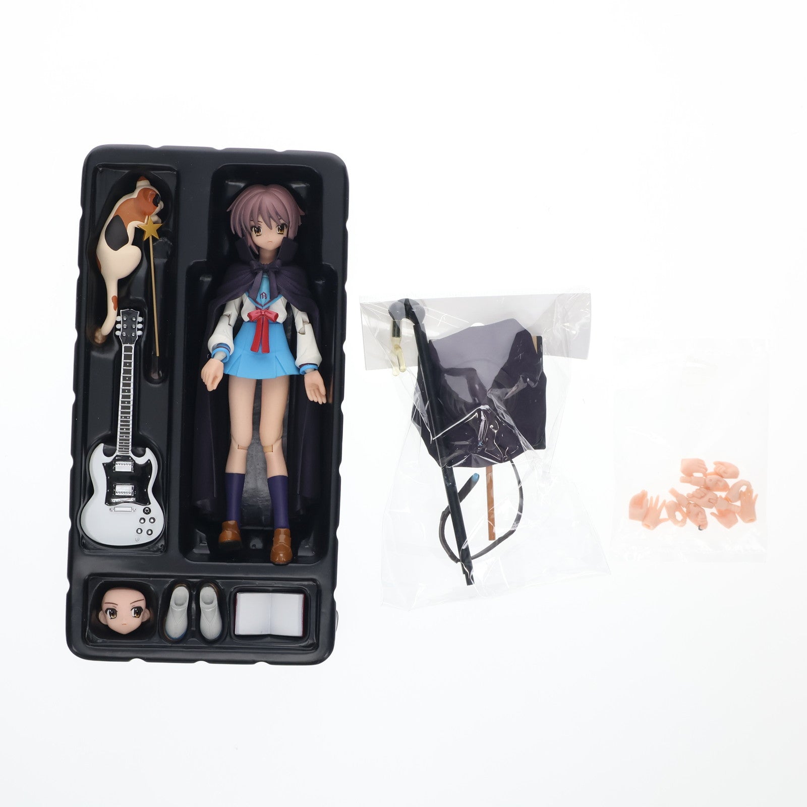 【中古即納】[FIG] フロイラインリボルテック SP002 長門有希(ながとゆき) 魔法使いVer. 涼宮ハルヒの憂鬱 文化祭SPECIAL No.2 完成品 可動フィギュア 海洋堂(20090301)