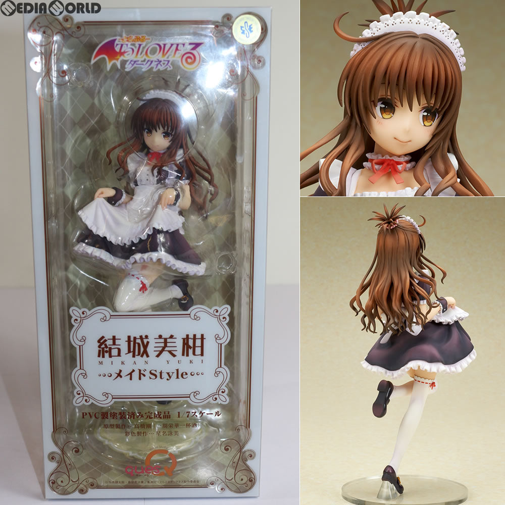 【中古即納】[FIG] 結城美柑(ゆうきみかん) メイドStyle To LOVEる-とらぶる- ダークネス 1/7 完成品 フィギュア キューズQ(20211130)