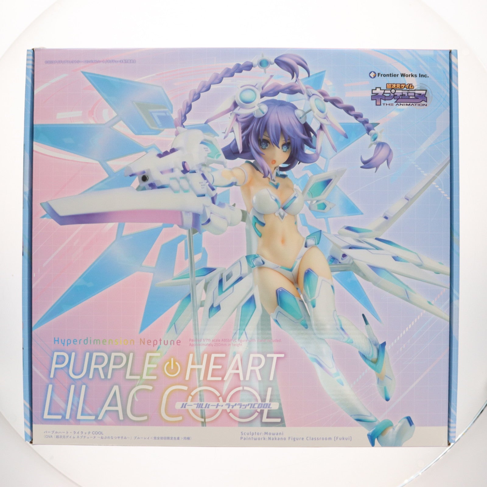 【中古即納】[FIG] (フィギュア単品) パープルハート・ライラックCOOL OVA 超次元ゲイム ネプテューヌ ～ねぷのなつやすみ～ ブルーレイ(完全初回限定生産) 1/7 完成品 フィギュア フロンティアワークス(20201225)