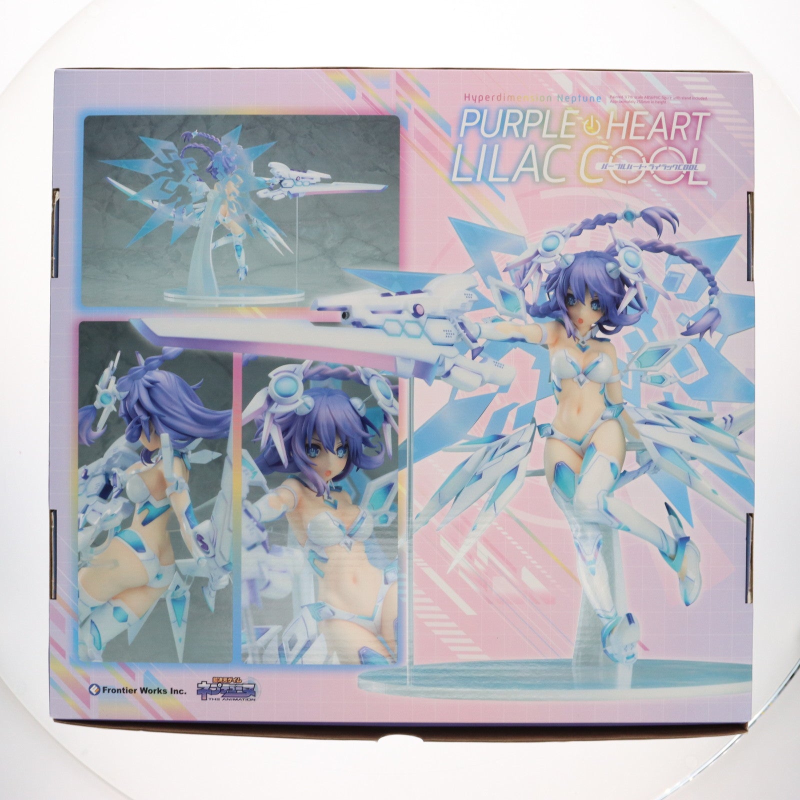 【中古即納】[FIG] (フィギュア単品) パープルハート・ライラックCOOL OVA 超次元ゲイム ネプテューヌ ～ねぷのなつやすみ～ ブルーレイ(完全初回限定生産) 1/7 完成品 フィギュア フロンティアワークス(20201225)
