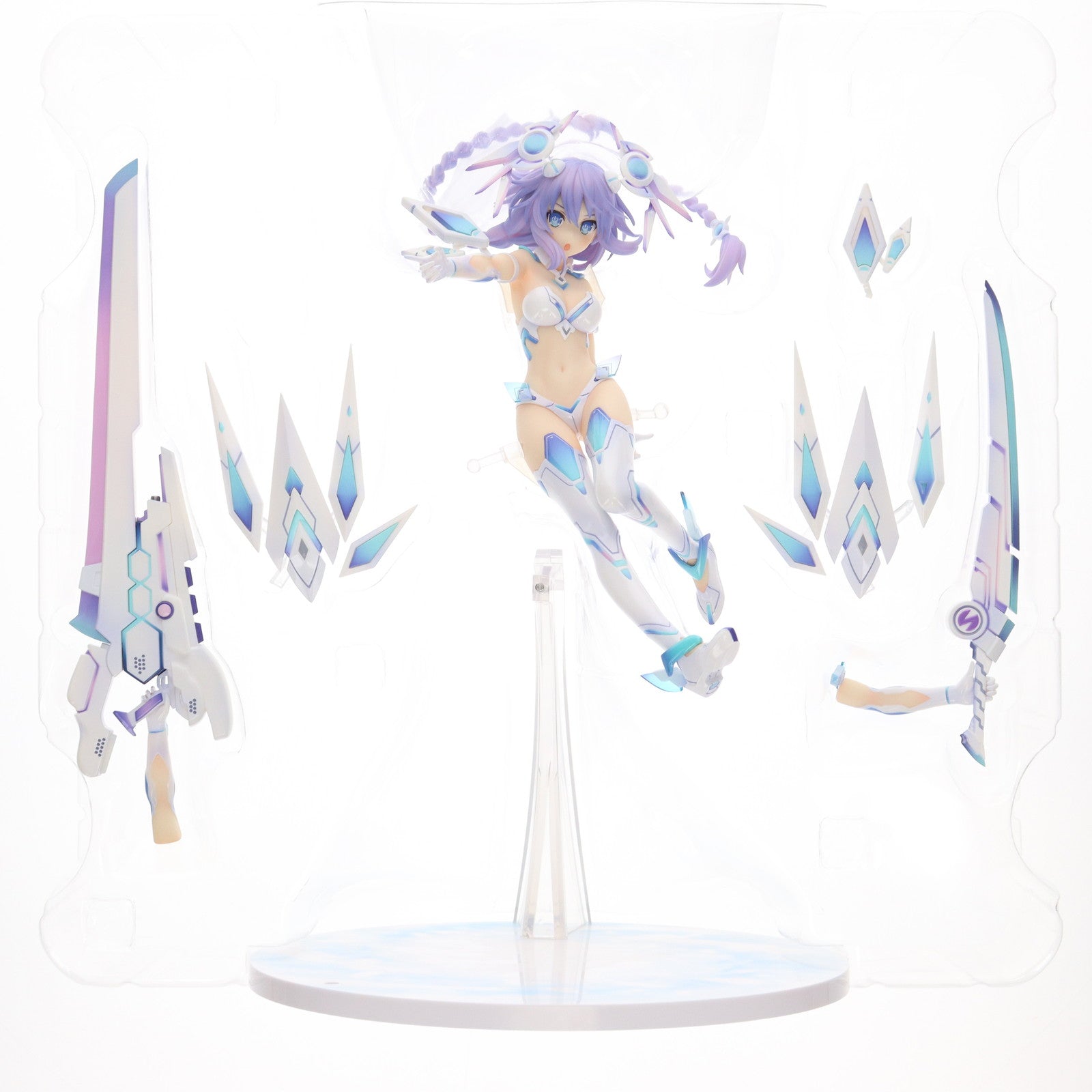 【中古即納】[FIG] (フィギュア単品) パープルハート・ライラックCOOL OVA 超次元ゲイム ネプテューヌ ～ねぷのなつやすみ～ ブルーレイ(完全初回限定生産) 1/7 完成品 フィギュア フロンティアワークス(20201225)