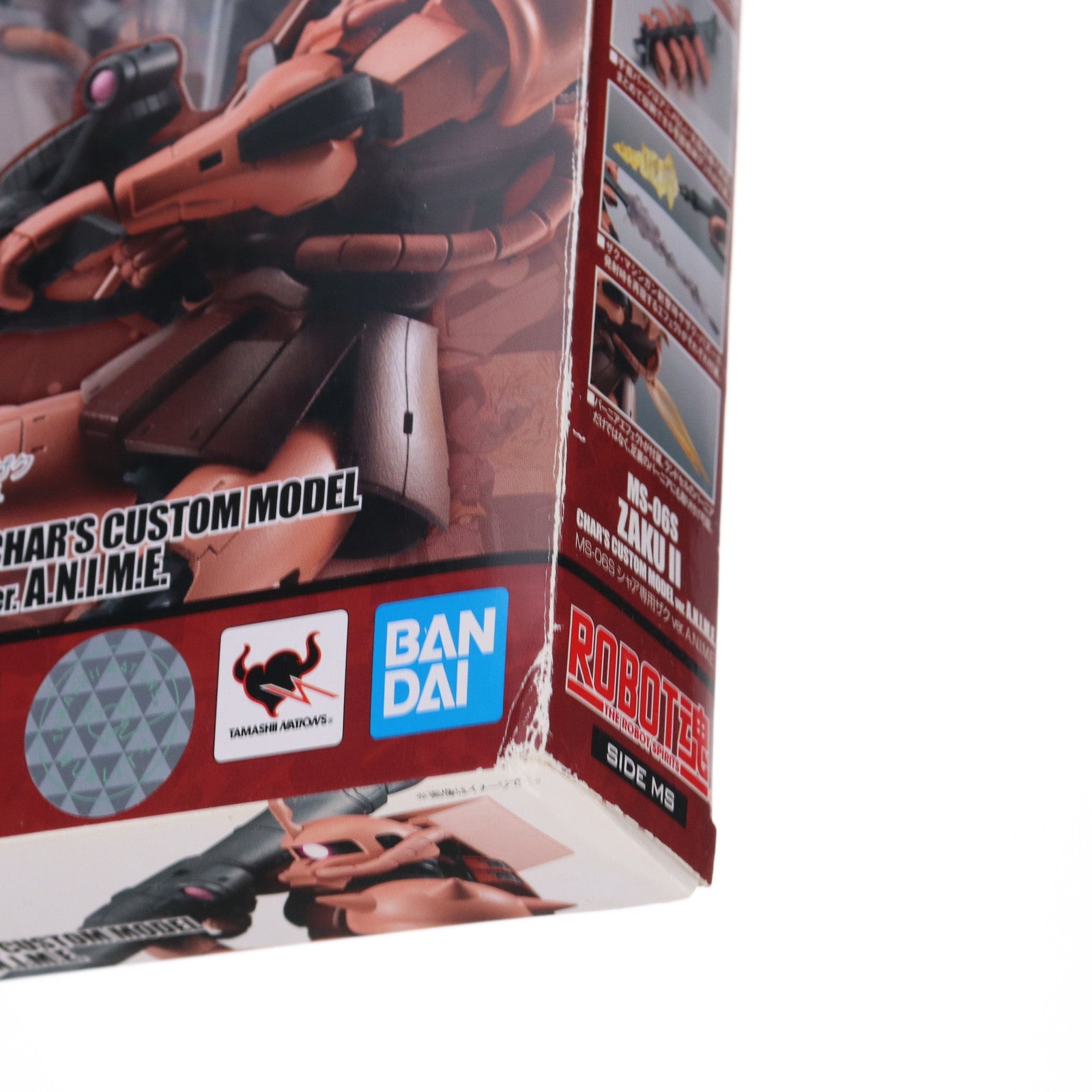 【中古即納】[FIG] (再販) ROBOT魂(SIDE MS) MS-06S シャア専用ザク ver. A.N.I.M.E. 機動戦士ガンダム 完成品 可動フィギュア バンダイスピリッツ(20190930)