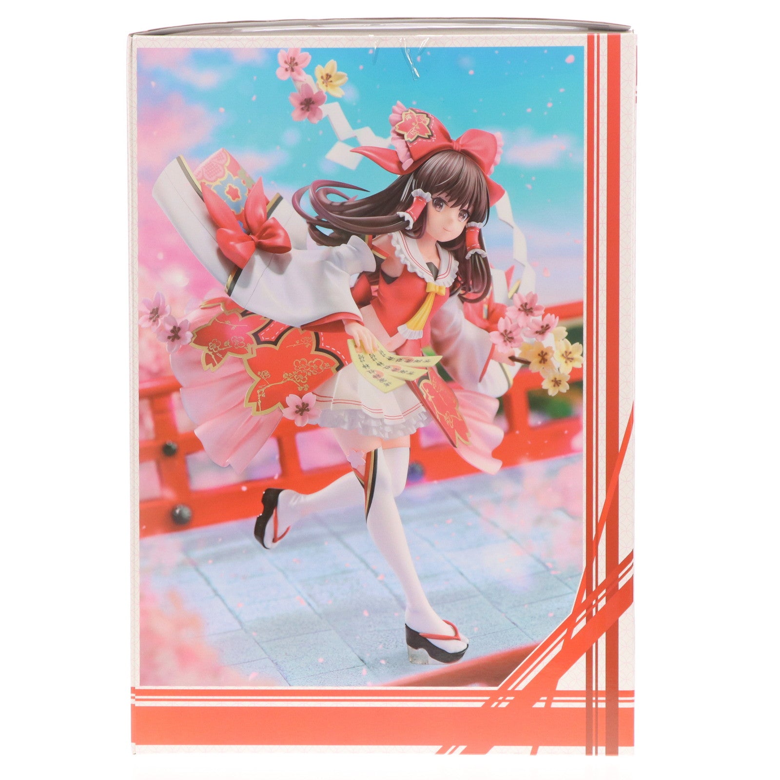【中古即納】[FIG] FURYU HOBBY MALL限定 博麗霊夢(はくれいれいむ) 特製背景パネル付き illustration by 藤ちょこ 東方Project 1/7 完成品 フィギュア(AMU-FNX1046) フリュー(20241231)