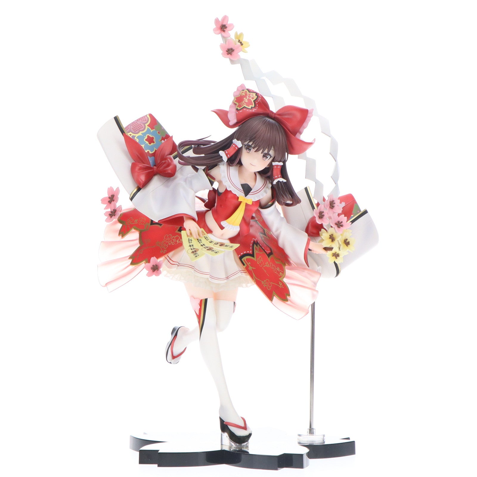 【中古即納】[FIG] FURYU HOBBY MALL限定 博麗霊夢(はくれいれいむ) 特製背景パネル付き illustration by 藤ちょこ 東方Project 1/7 完成品 フィギュア(AMU-FNX1046) フリュー(20241231)