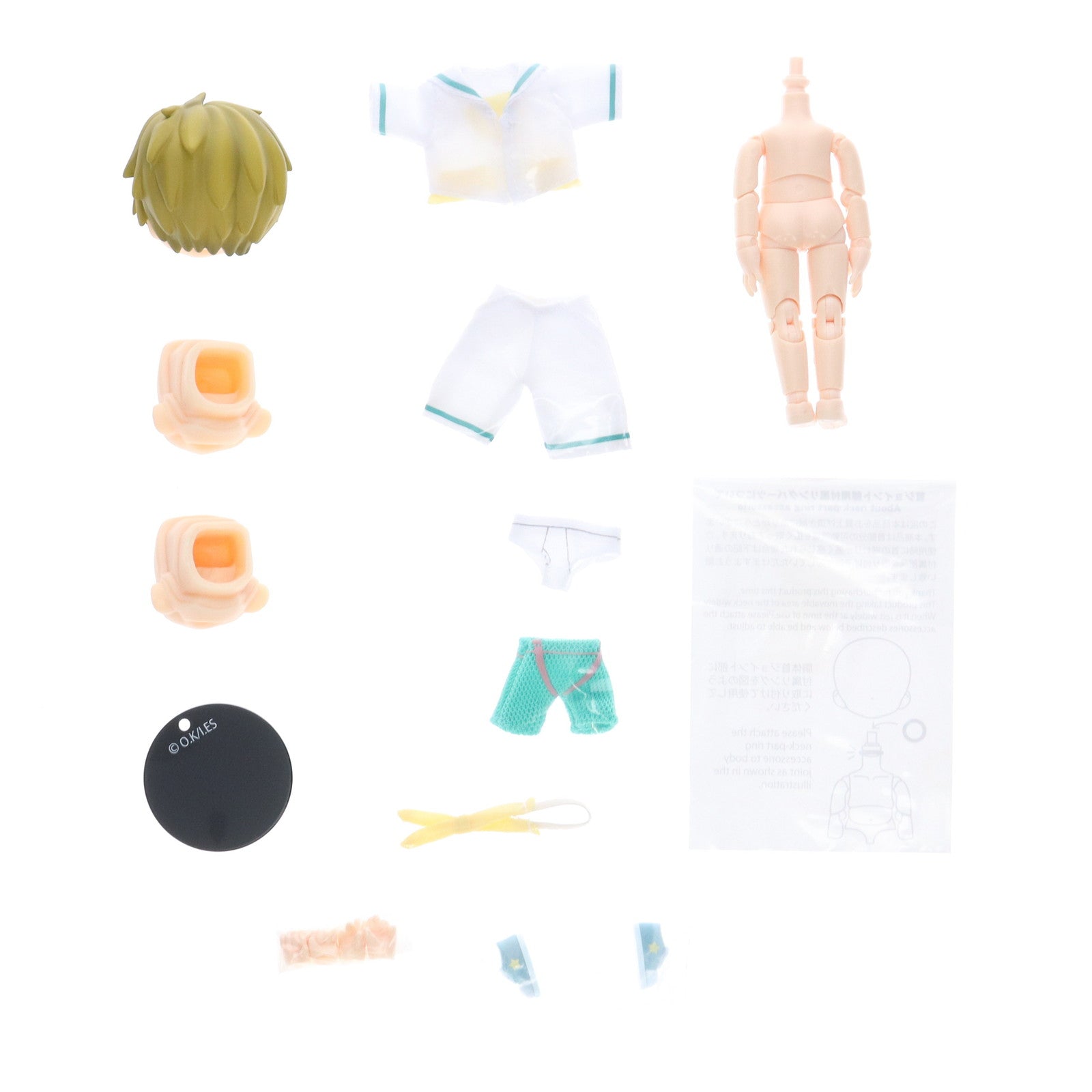 【中古即納】[FIG] (再販) 着せかえ・あくしょん!にいてんご 橘真琴(たちばなまこと) Free! -Eternal Summer-(フリー エターナルサマー) 完成品 フィギュア キャラアニ(20180221)