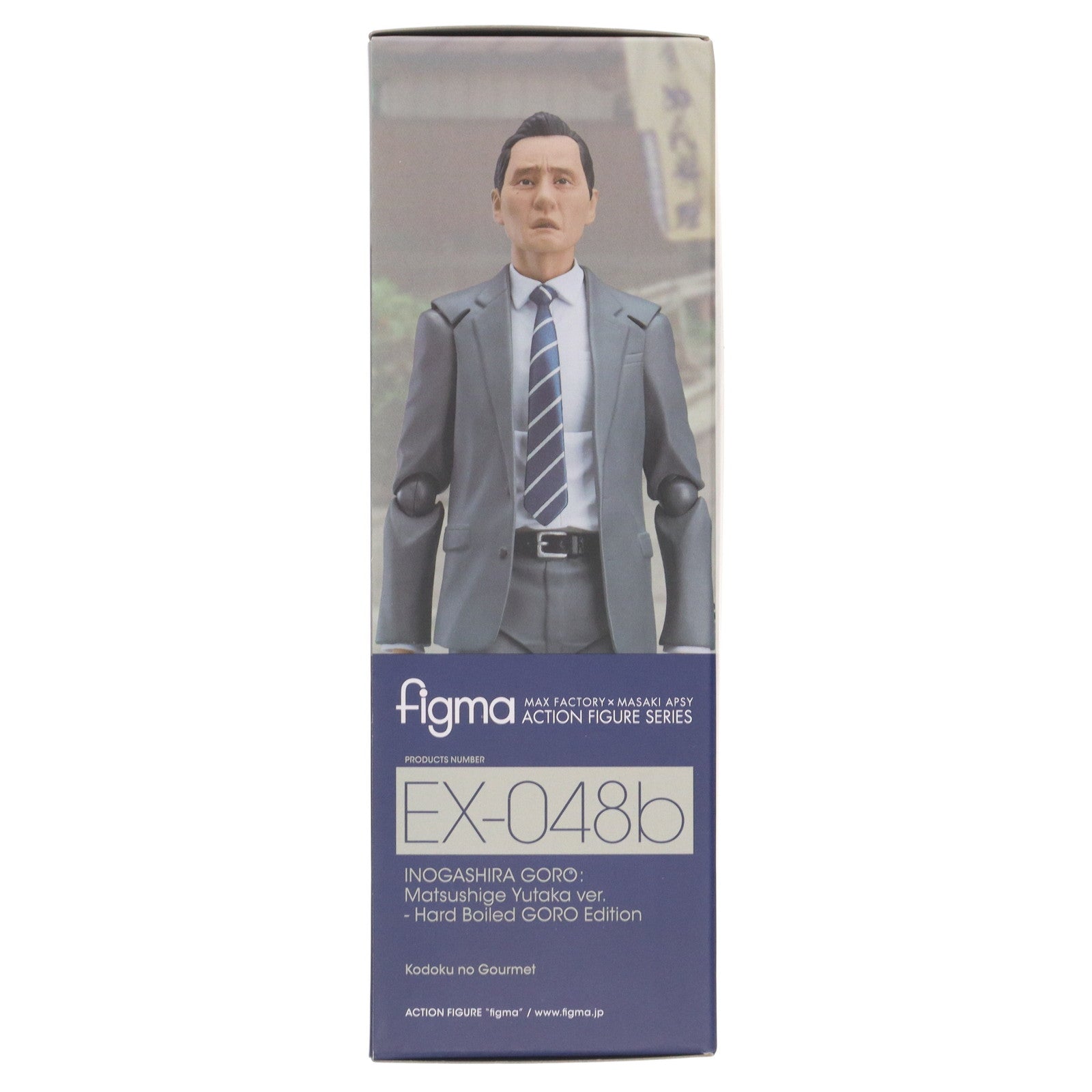 【中古即納】[FIG] figma(フィグマ) 井之頭五郎(いのがしらごろう) 松重豊ver.(まつしげゆたか) ハードボイルドGOROエディション 孤独のグルメ 完成品 可動フィギュア テレ東本舗。&ツリービレッジ限定 マックスファクトリー(20180630)