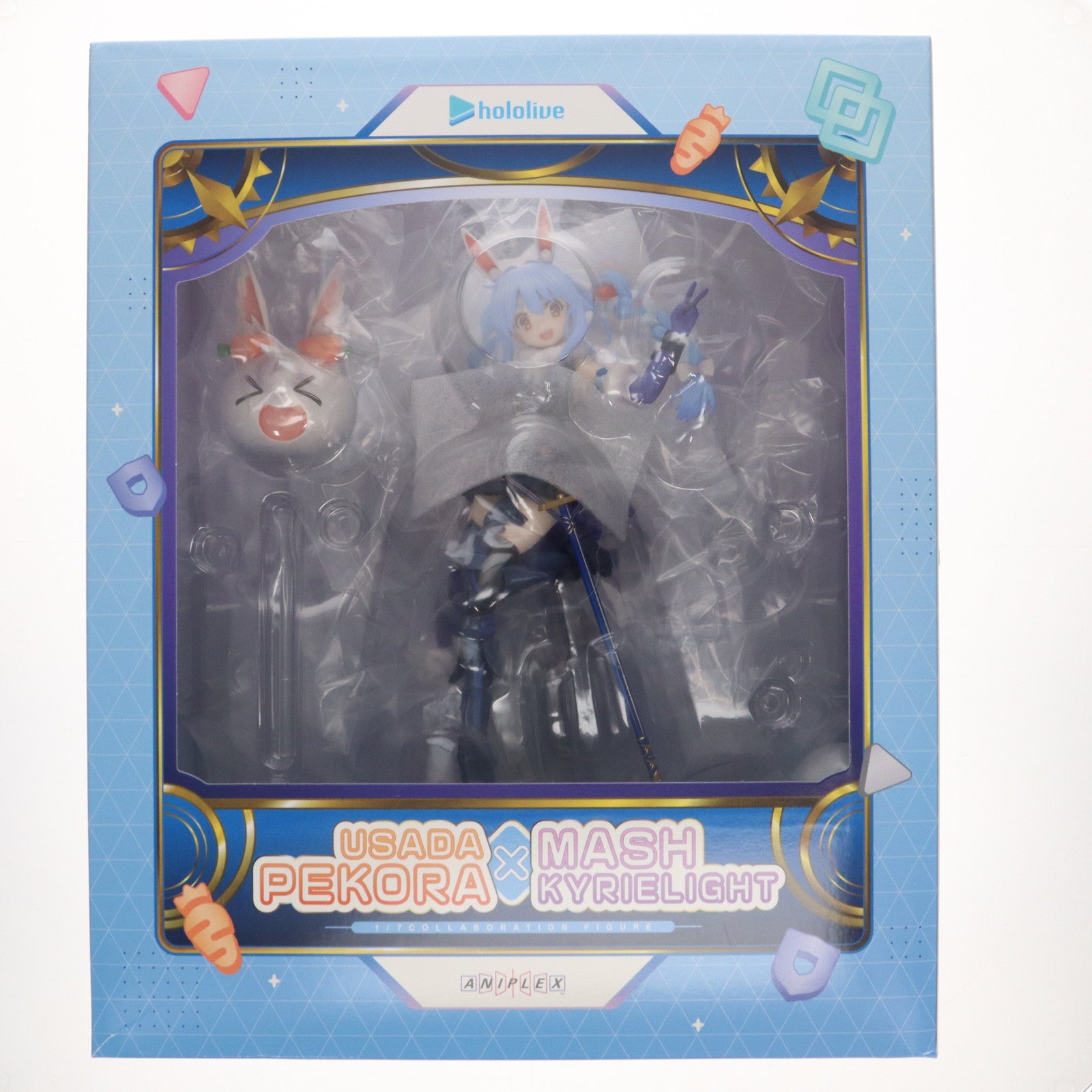 【中古即納】[FIG] 兎田ぺこら(うさだぺこら) × マシュ・キリエライト ホロライブプロダクション×Fate/Grand Order(フェイト/グランドオーダー) 1/7 完成品 フィギュア(MD23-0446001) アニプレックス(20250829)