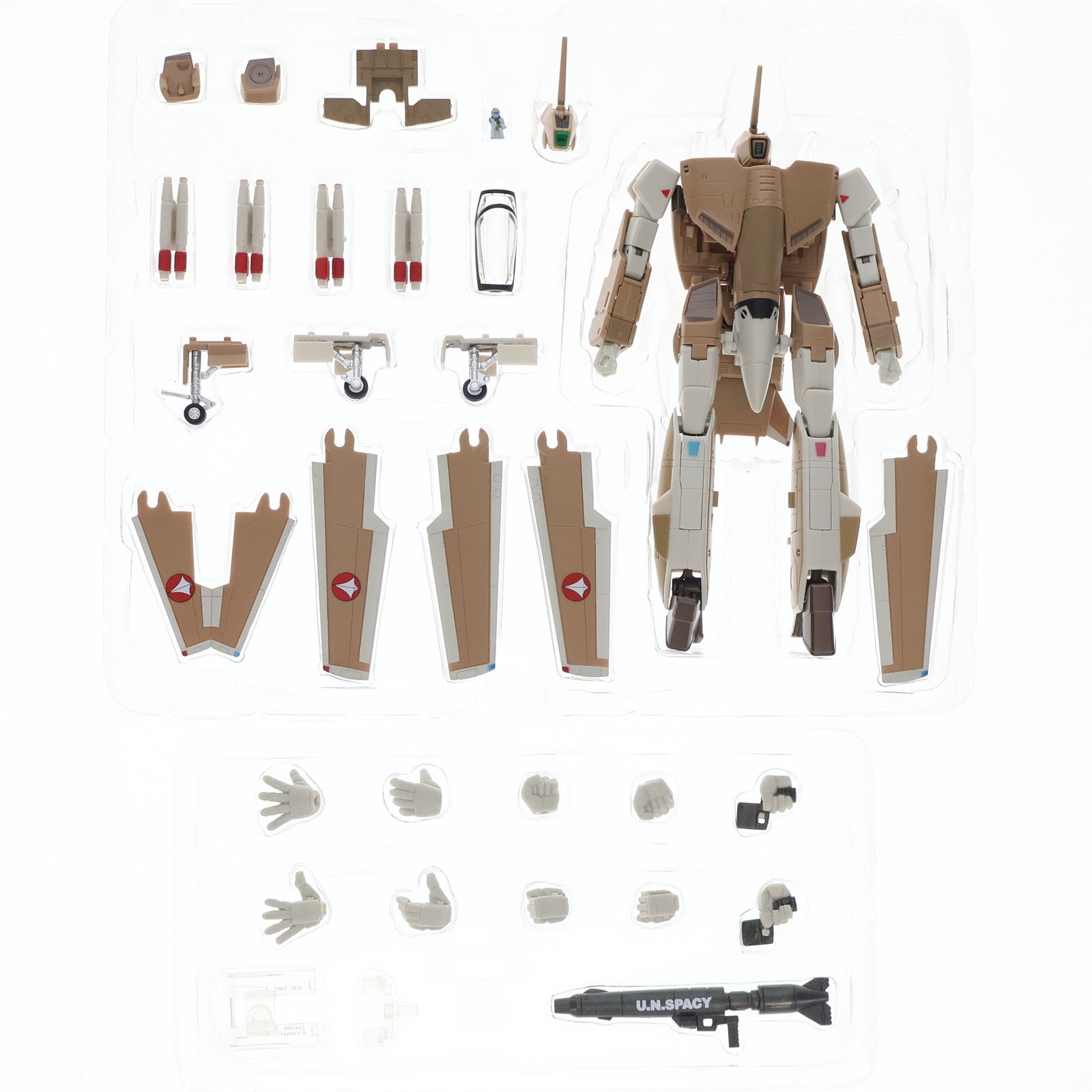 【中古即納】[FIG] HI-METAL R VF-1A バルキリー(標準量産機) 超時空要塞マクロス 完成品 可動フィギュア バンダイ(20160930)